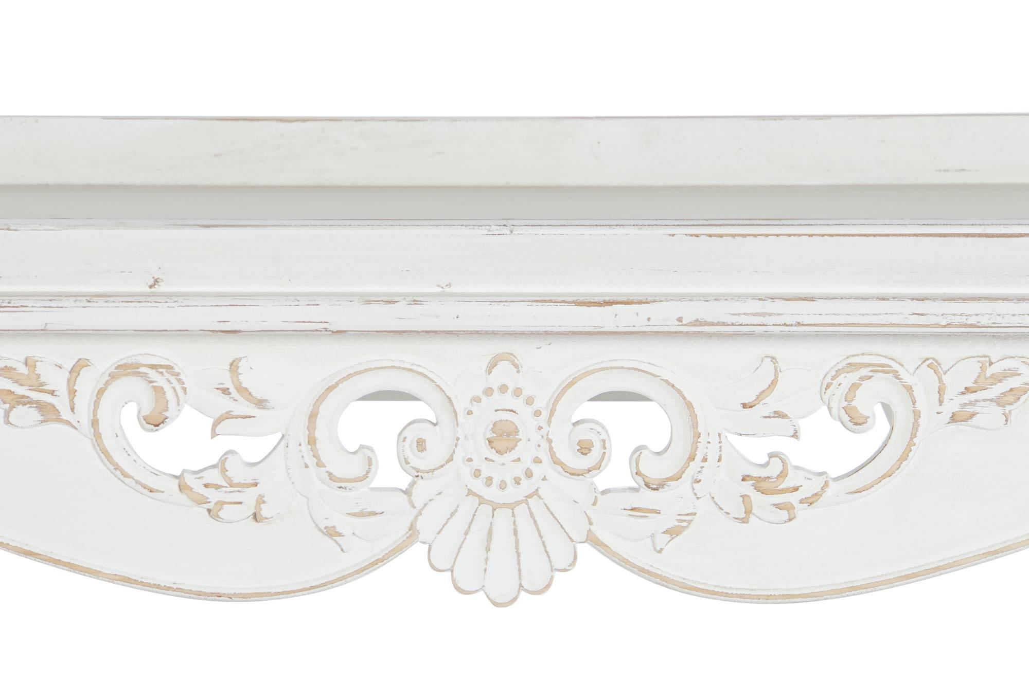 Product photograph of Traditional White Wood Console Table from Choice Furniture Superstore.