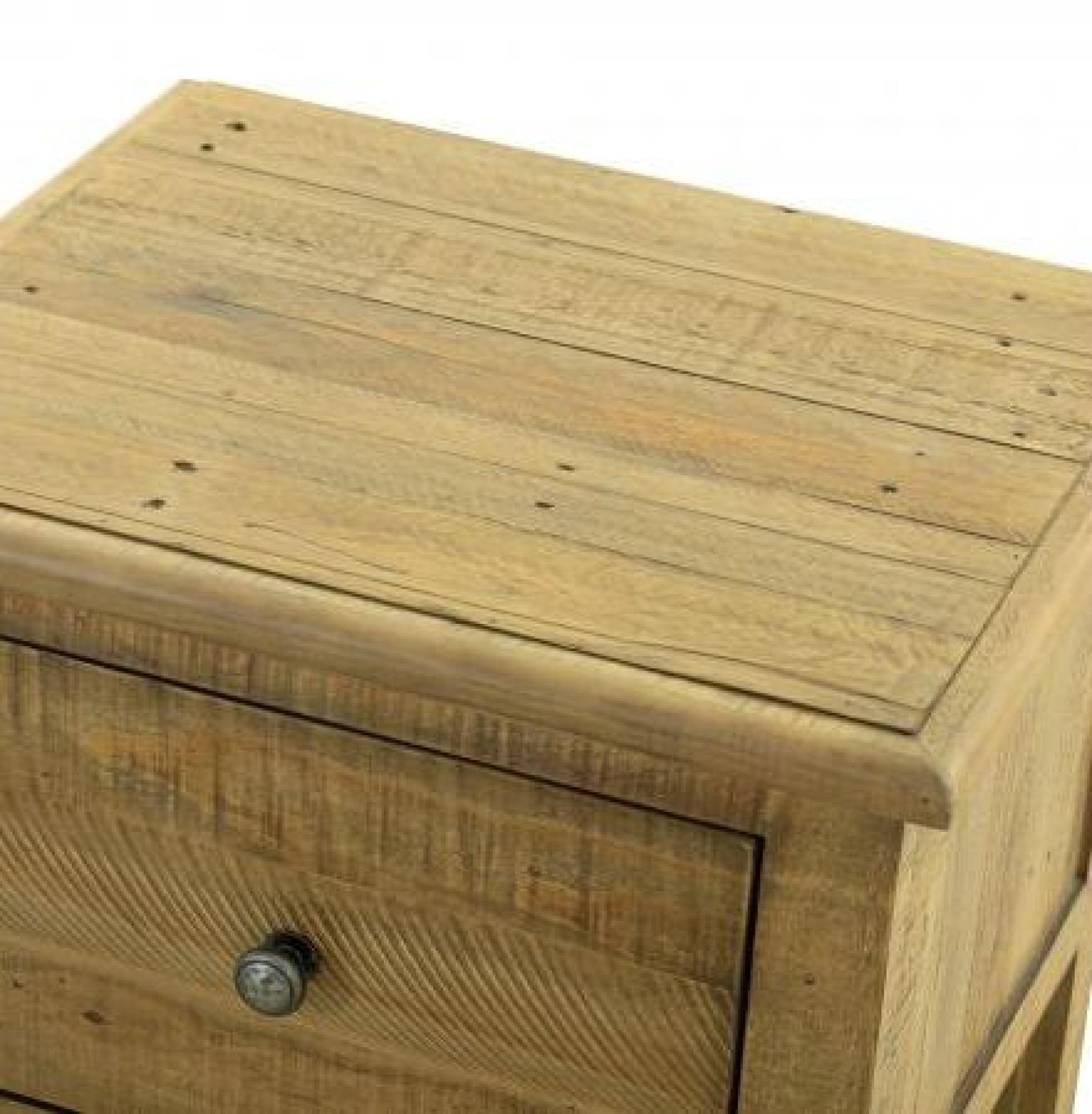 Product photograph of Gridley Loft Wooden 1 Drawer Side Table from Choice Furniture Superstore.