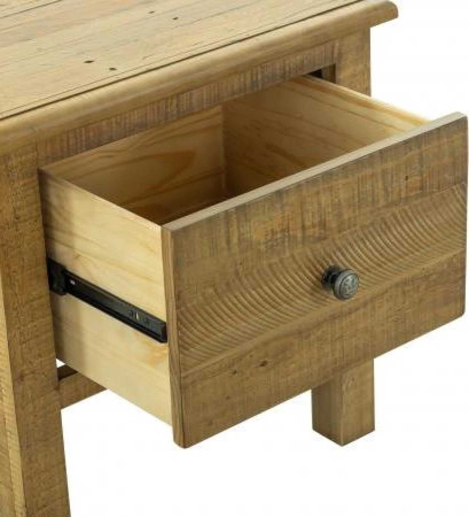 Product photograph of Gridley Loft Wooden 1 Drawer Side Table from Choice Furniture Superstore.