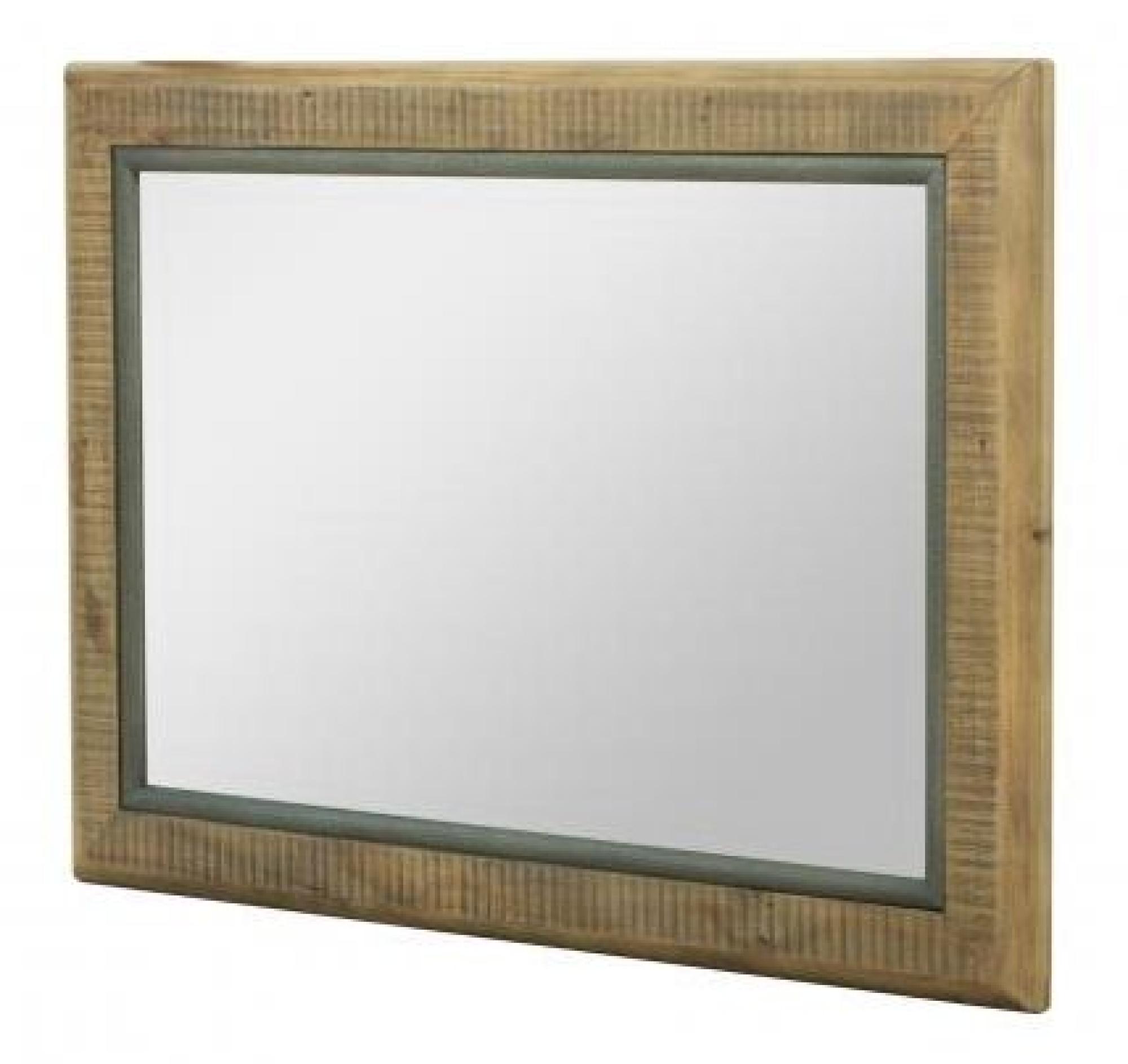 Product photograph of Gridley Loft Wooden Wall Mirror from Choice Furniture Superstore.