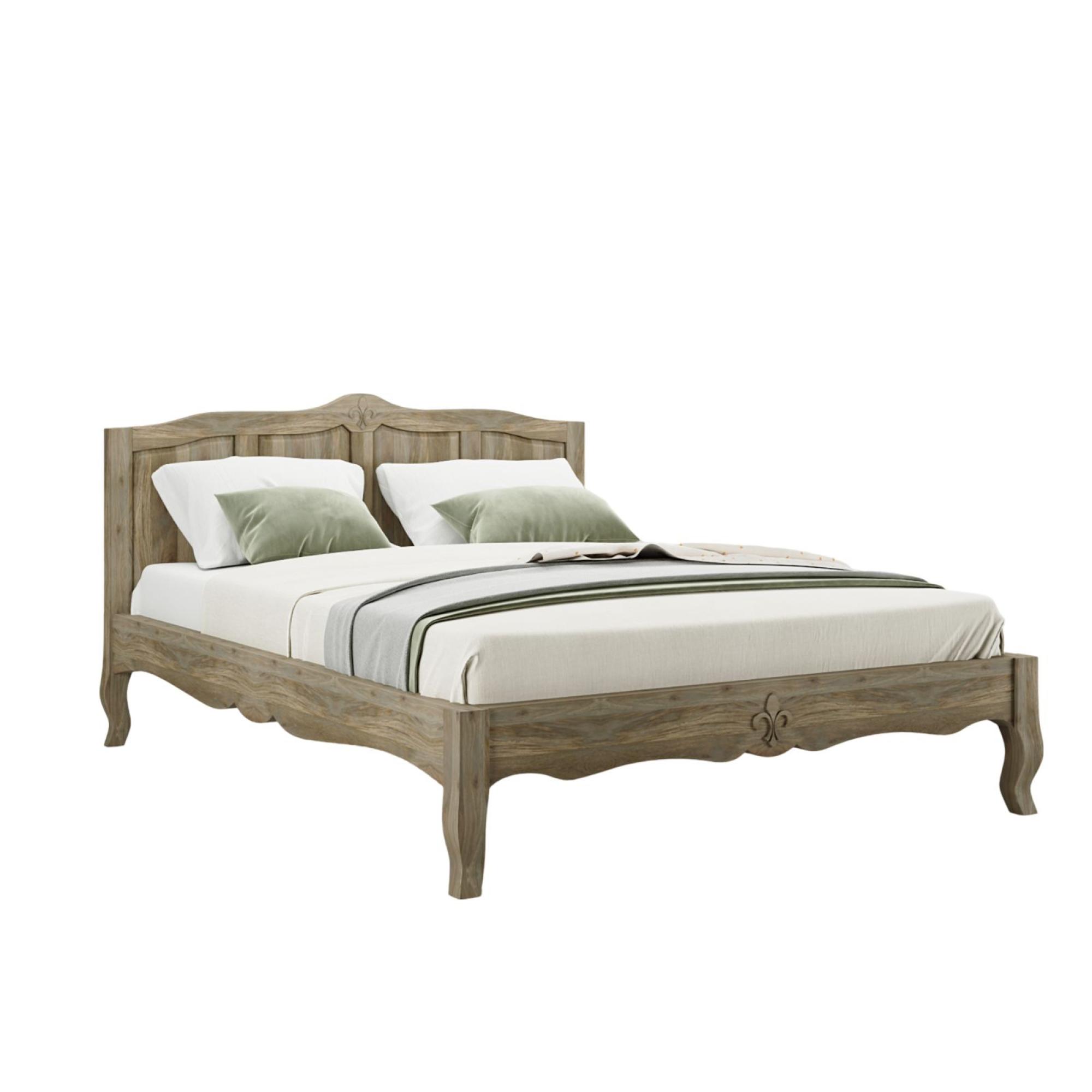 Product photograph of Fleur French Style Grey 5ft King Size Bed from Choice Furniture Superstore.