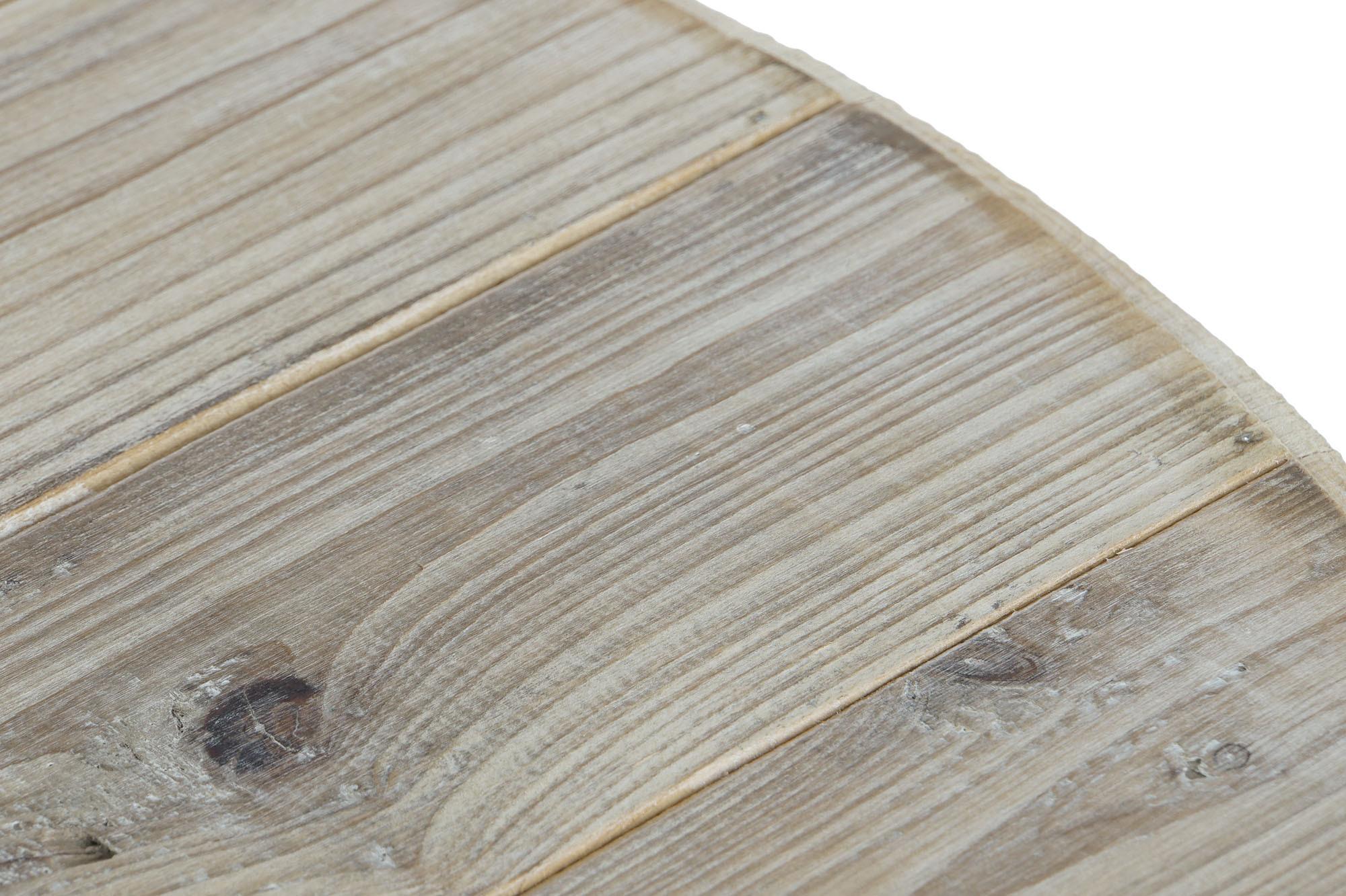 Product photograph of Neoclassic Aged Natural Round Side Table from Choice Furniture Superstore.