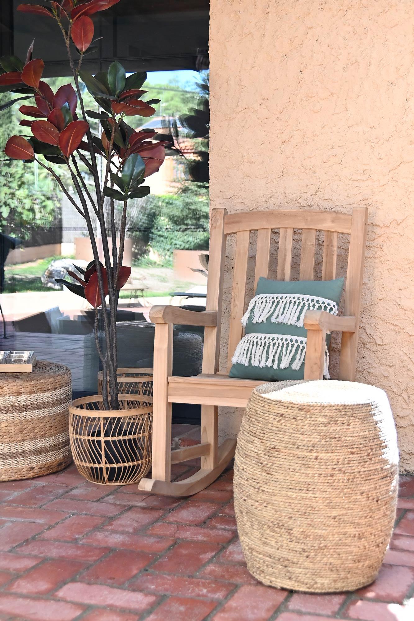 Product photograph of Urban Light Brown Round Side Table from Choice Furniture Superstore.