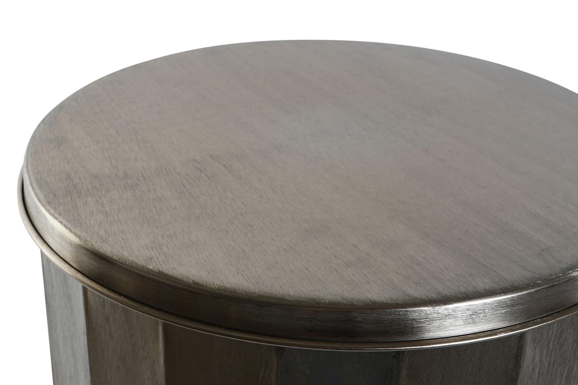 Product photograph of Modern Set Of 2 Gold Metal Round Side Table from Choice Furniture Superstore.