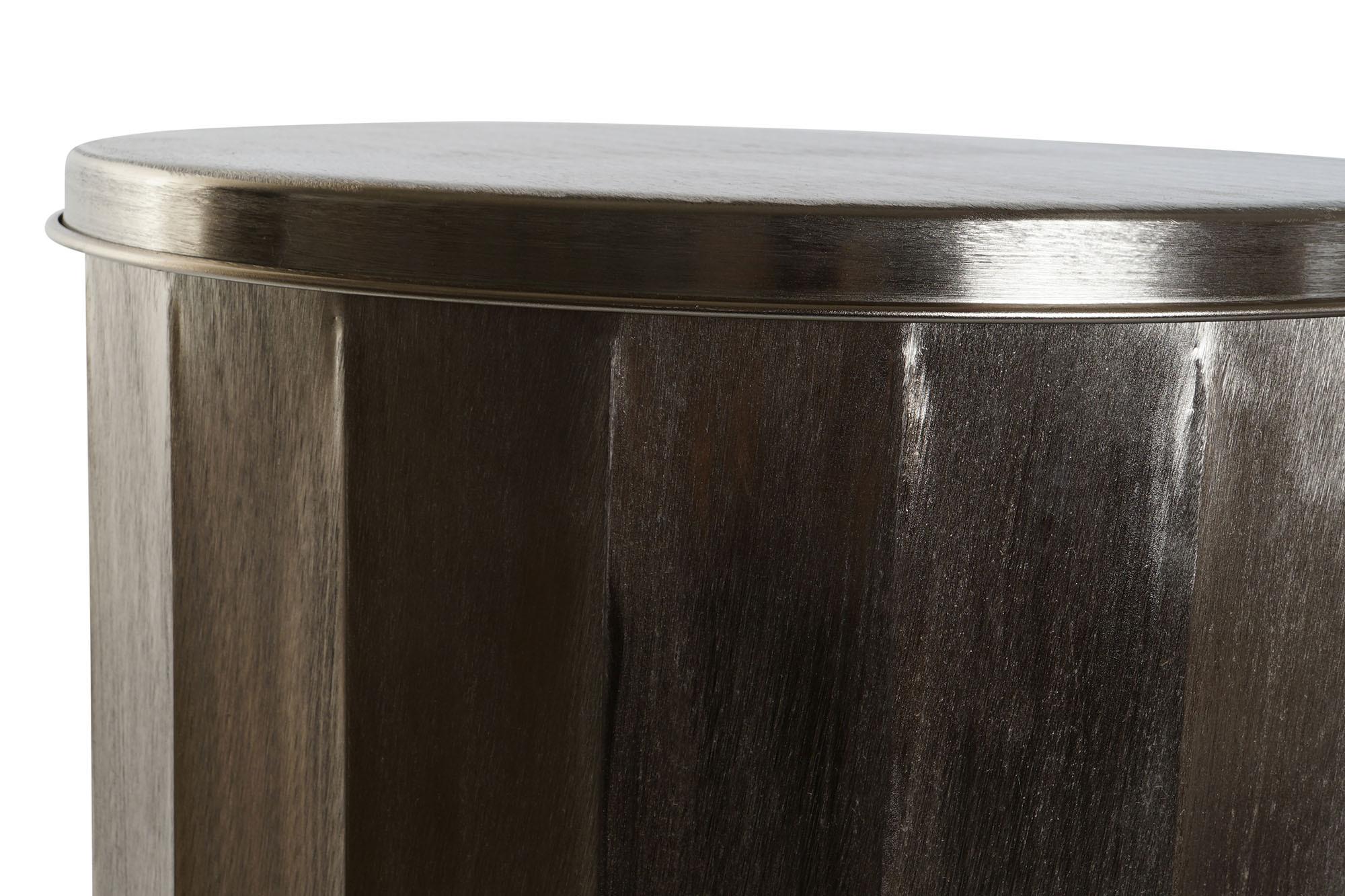 Product photograph of Modern Set Of 2 Gold Metal Round Side Table from Choice Furniture Superstore.