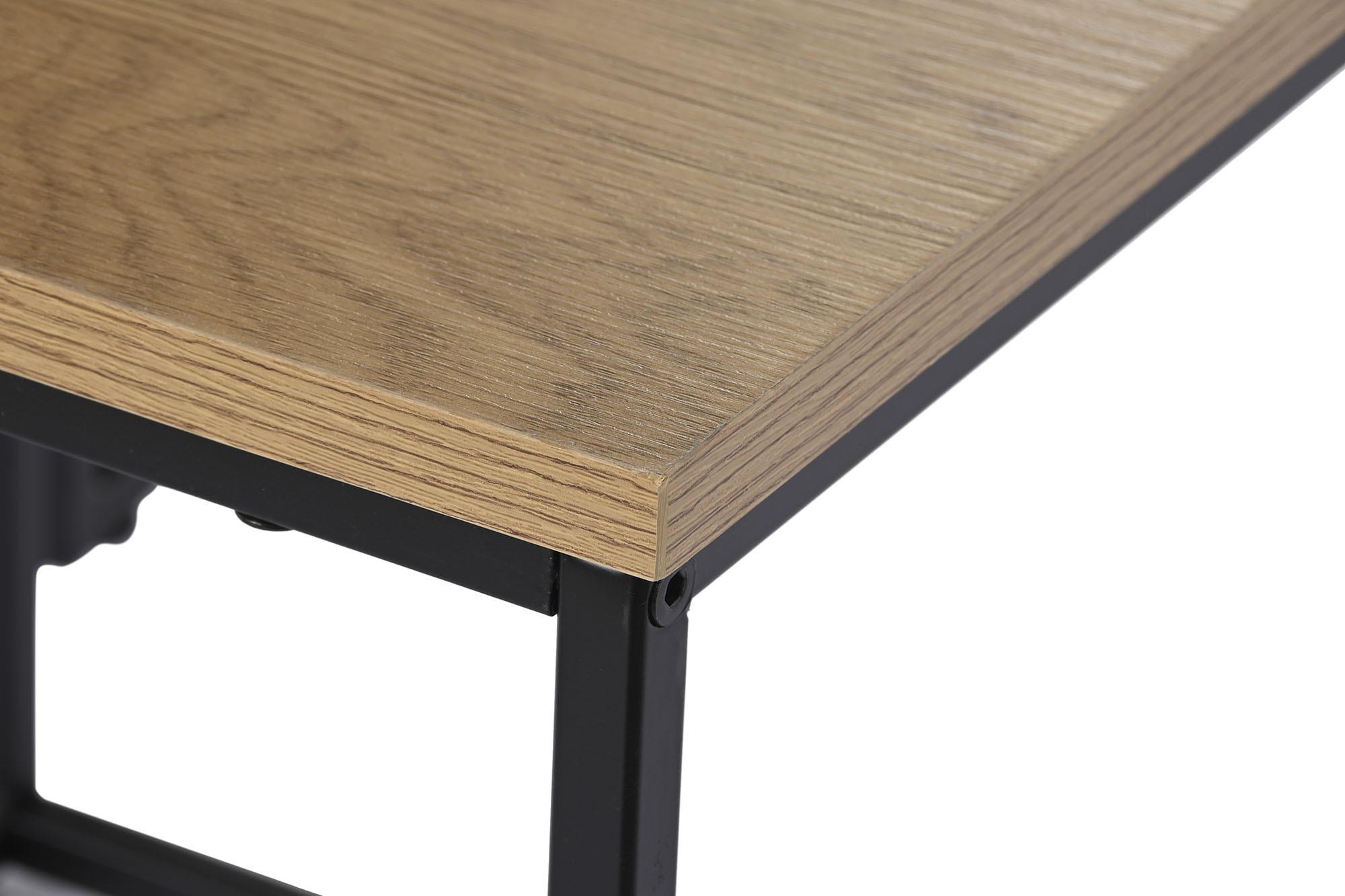 Product photograph of Urban Set Of 3 Natural Wooden Square Side Table from Choice Furniture Superstore.