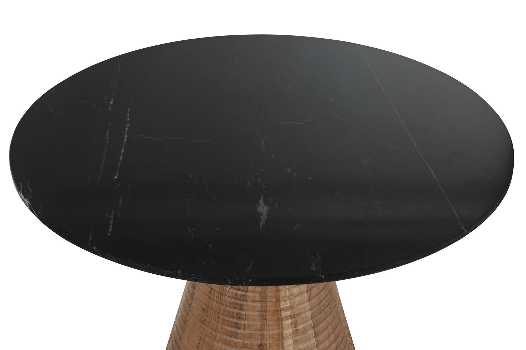 Product photograph of Modern White Marble Top 2 Seater Round Pedestal Dining Table from Choice Furniture Superstore.