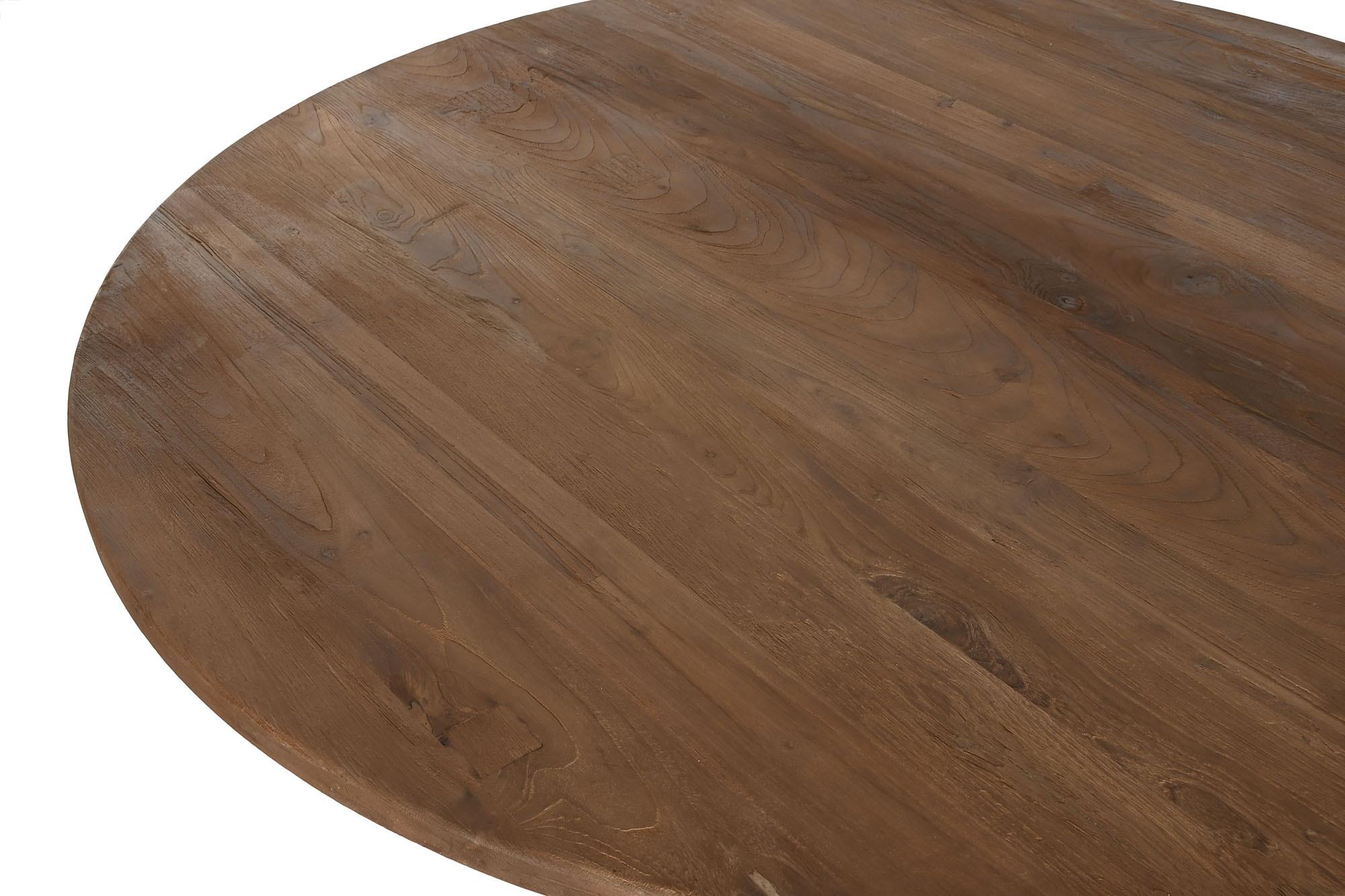 Product photograph of Redonda Natural 4 Seater Round Pedestal Dining Table from Choice Furniture Superstore.