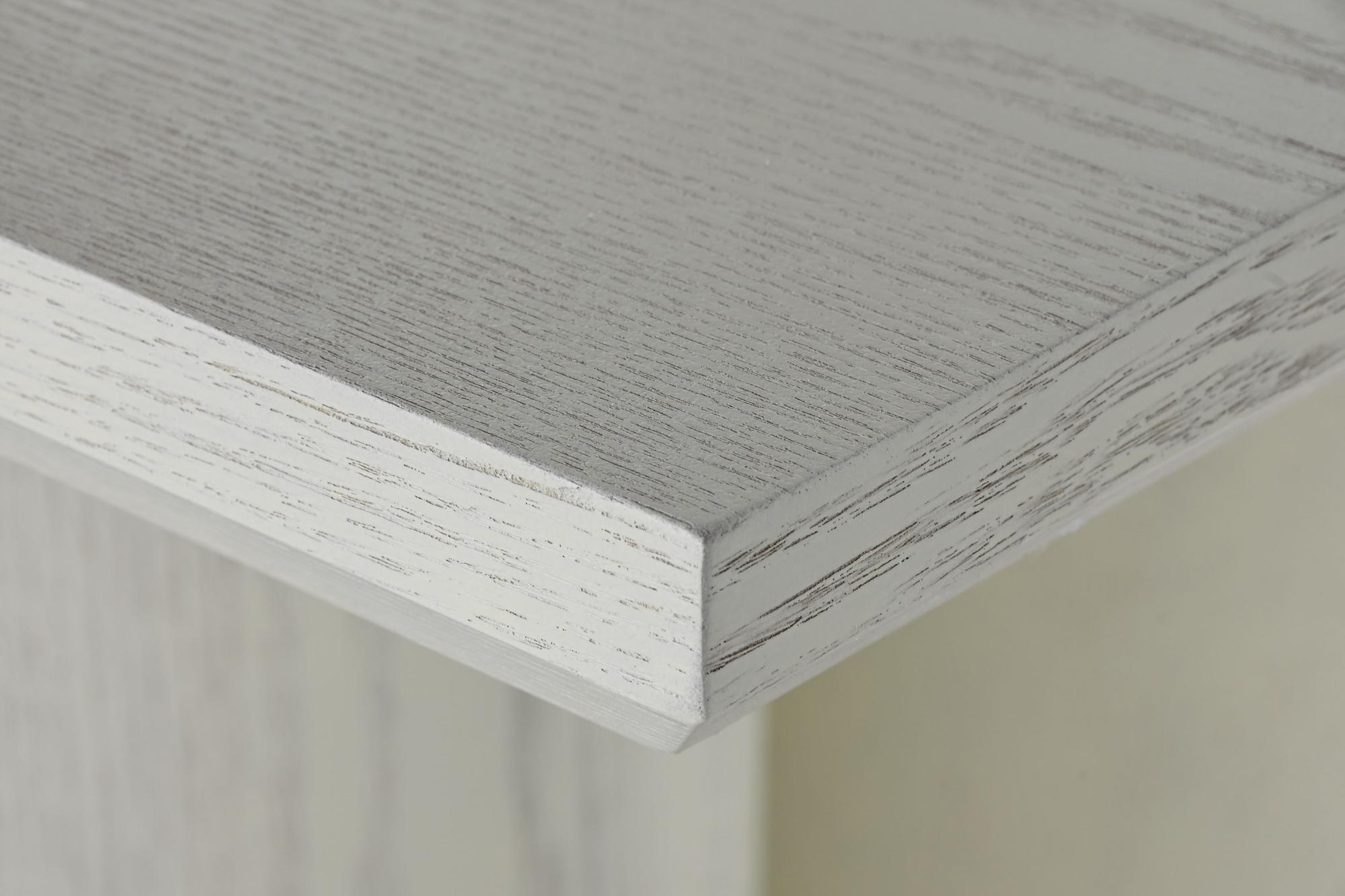 Product photograph of Modern White Wood 8 Seater Double Pedestal Dining Table from Choice Furniture Superstore.