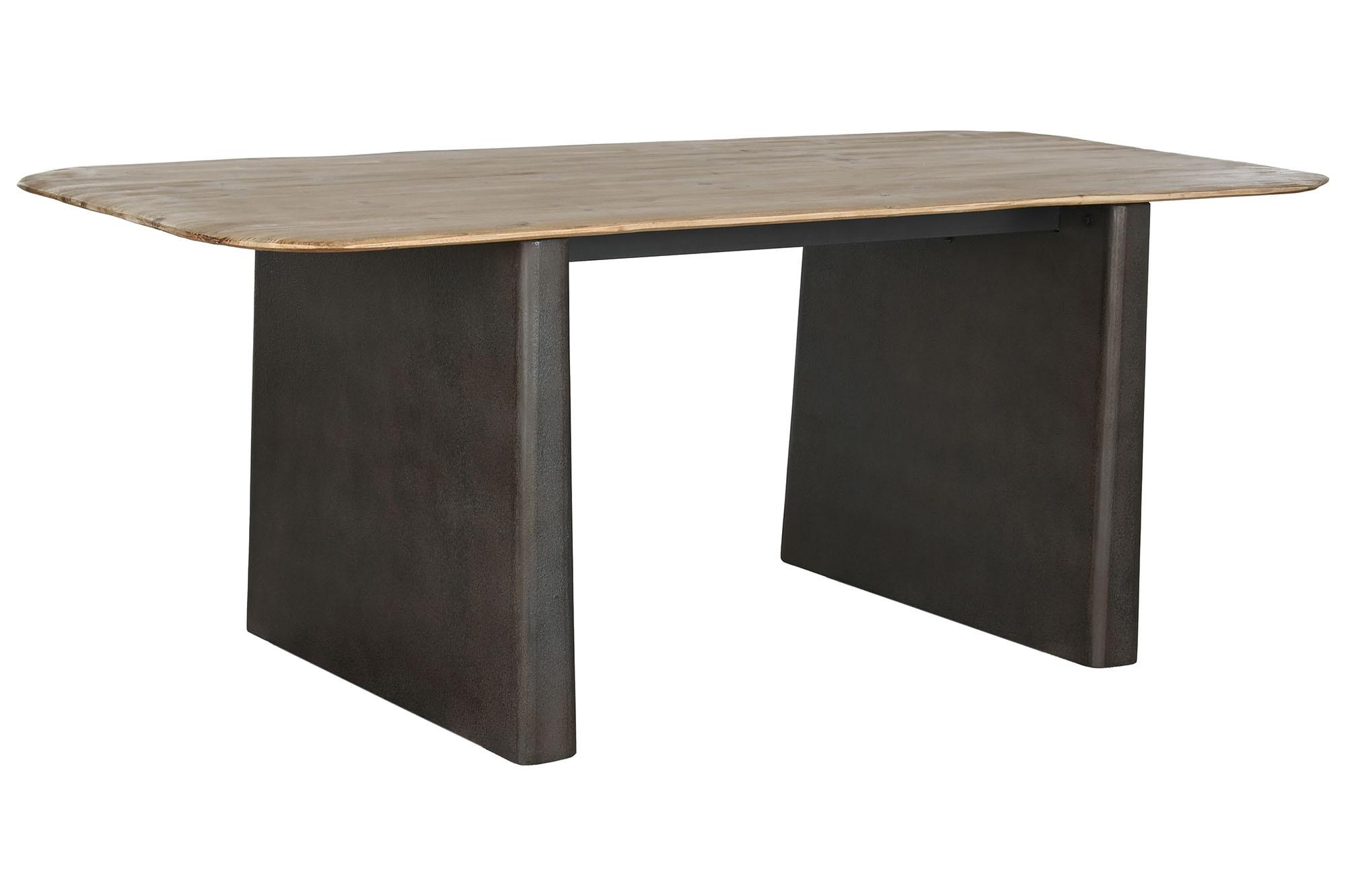 Product photograph of Loft Dark Brown 8 Seater Dining Table from Choice Furniture Superstore.