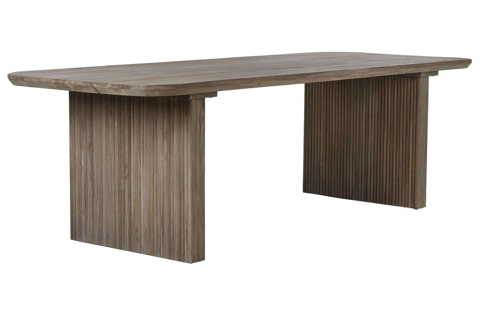 Product photograph of Tropical Teak Wood 10 Seater Dining Table from Choice Furniture Superstore.