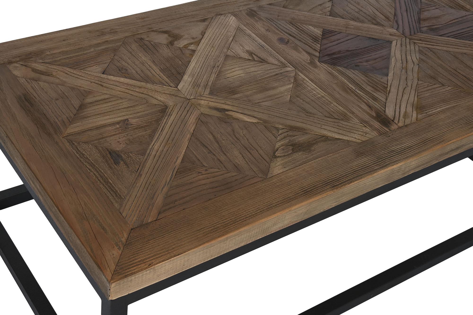 Product photograph of Shabby Wooden Coffee Table from Choice Furniture Superstore.