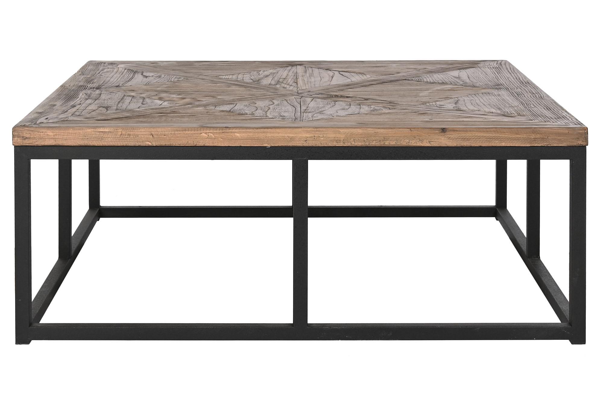 Product photograph of Shabby Wooden Square Coffee Table from Choice Furniture Superstore.