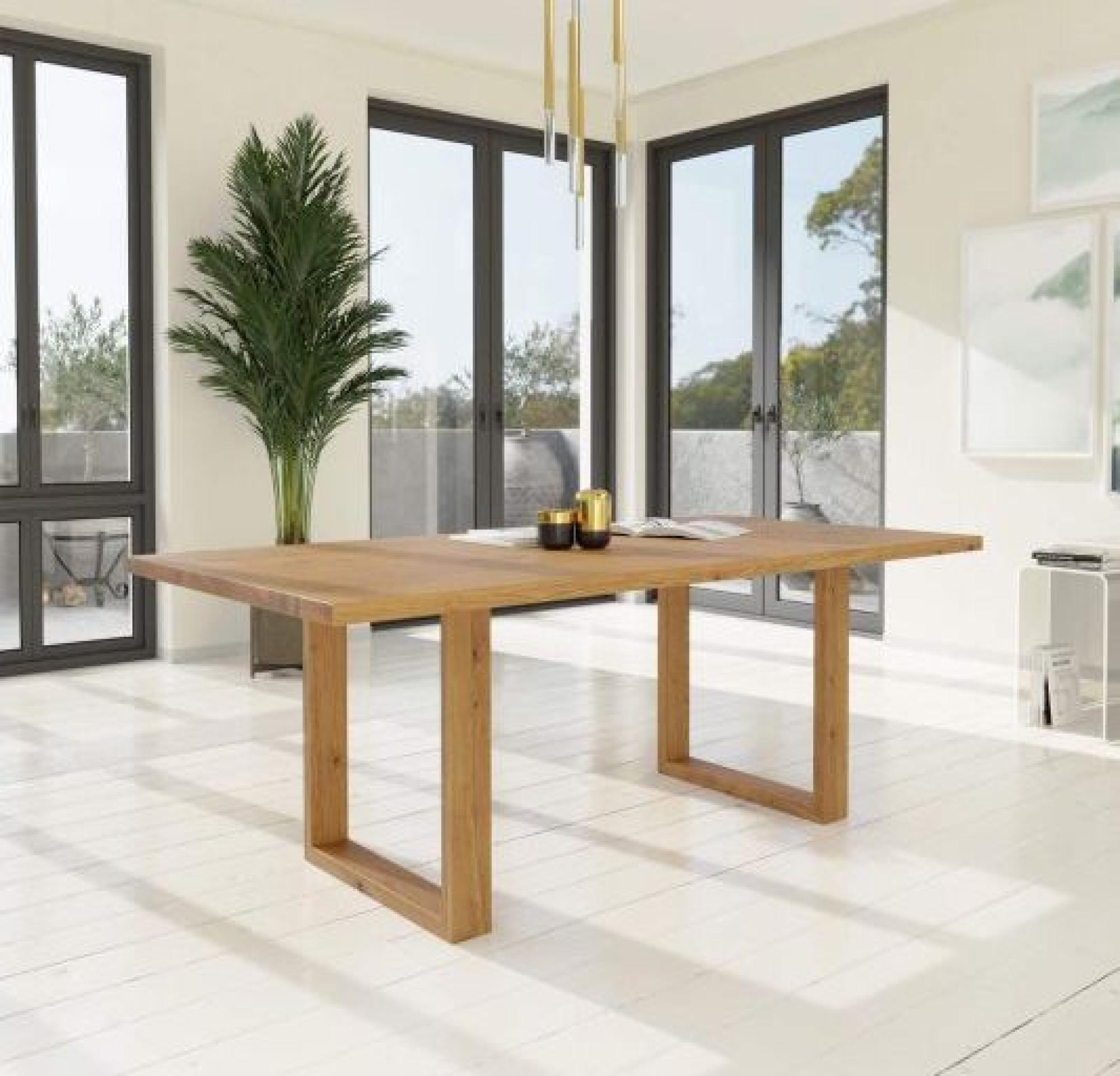 Product photograph of Florin Oak Dining Table Type F - Variation Available from Choice Furniture Superstore.