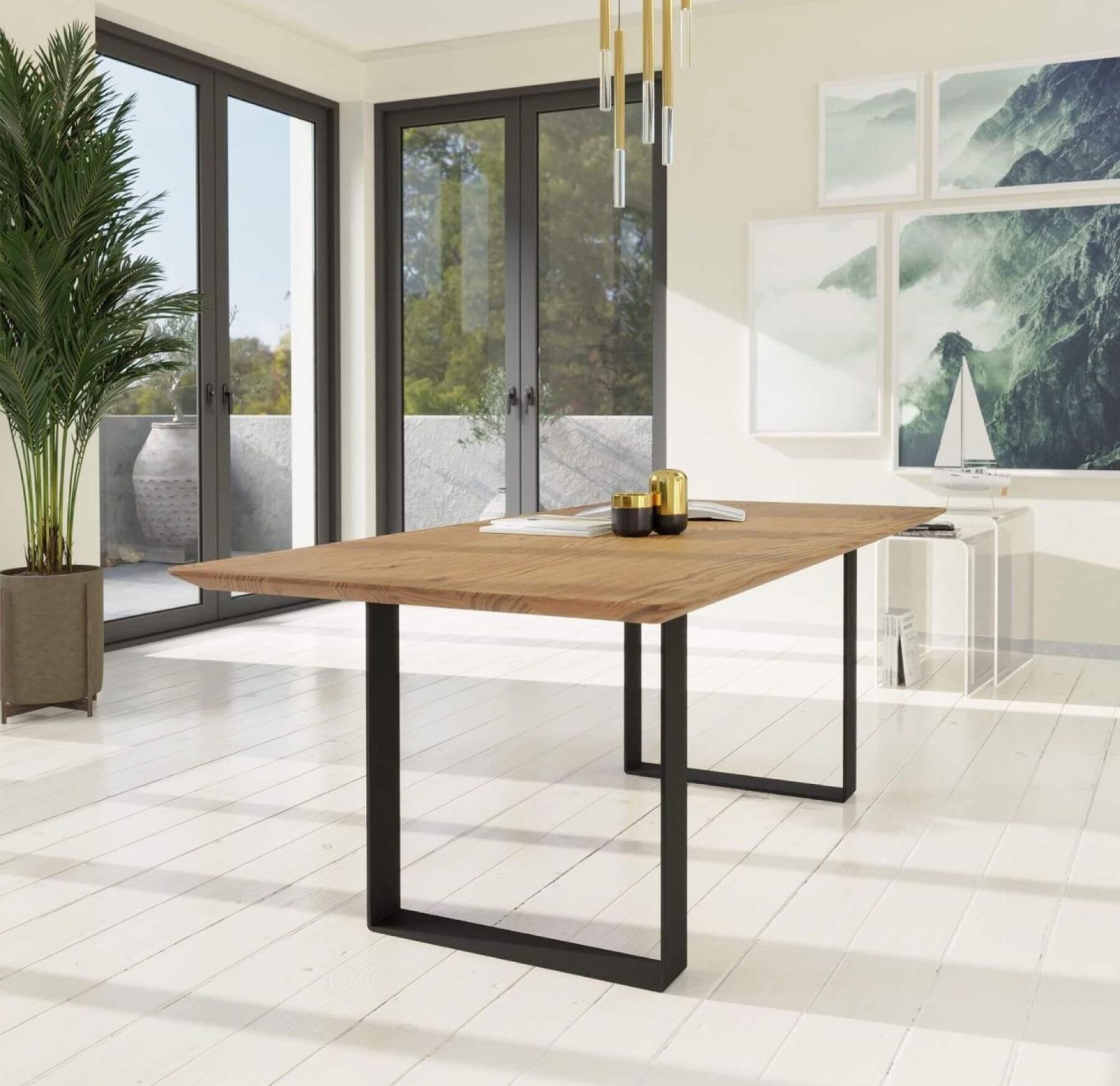 Product photograph of Florin Oak Dining Table Type L - Variation Available from Choice Furniture Superstore.
