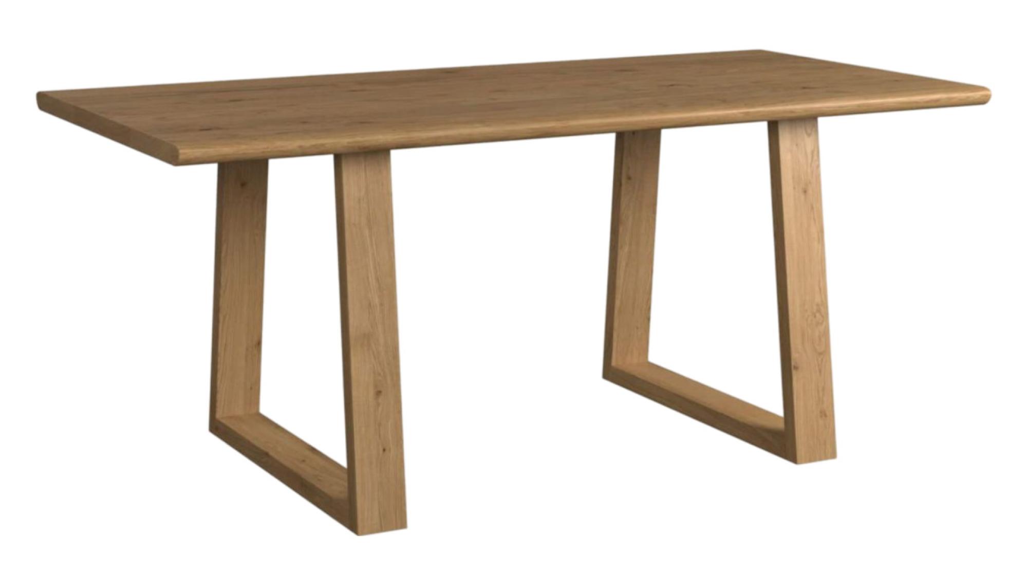 Product photograph of Florin Oak Dining Table Type U - Variation Available from Choice Furniture Superstore.