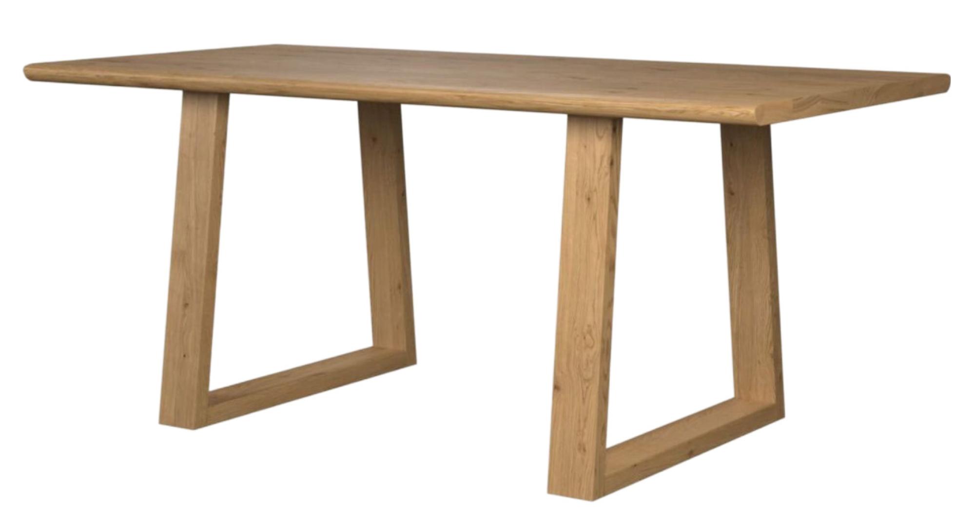 Product photograph of Florin Oak Dining Table Type U - Variation Available from Choice Furniture Superstore.