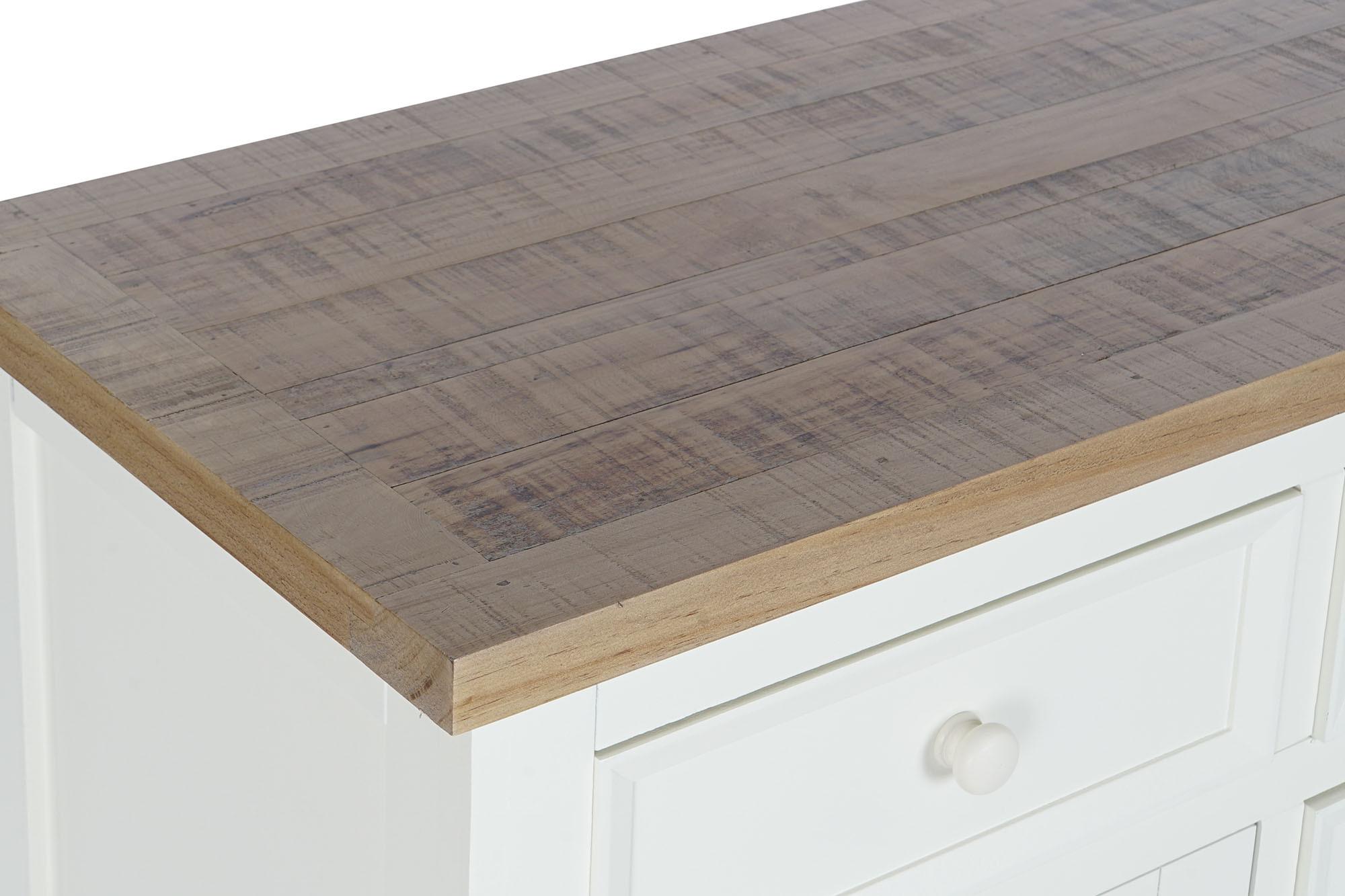 Product photograph of Portsmouth White Painted 2 Door Medium Sideboard from Choice Furniture Superstore.