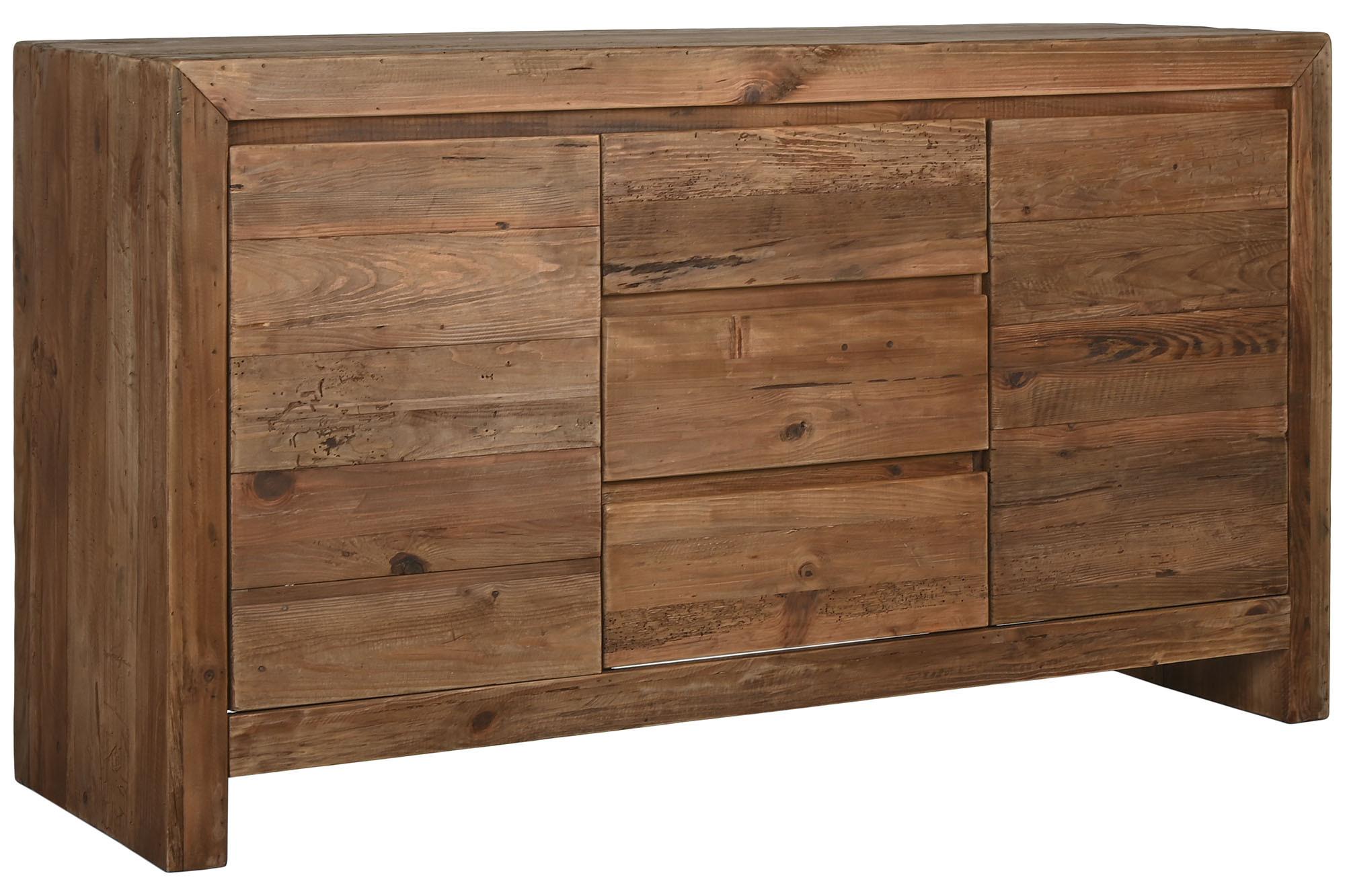 Product photograph of Alpine Wood 160cm Large Sideboard - 2 Doors from Choice Furniture Superstore.