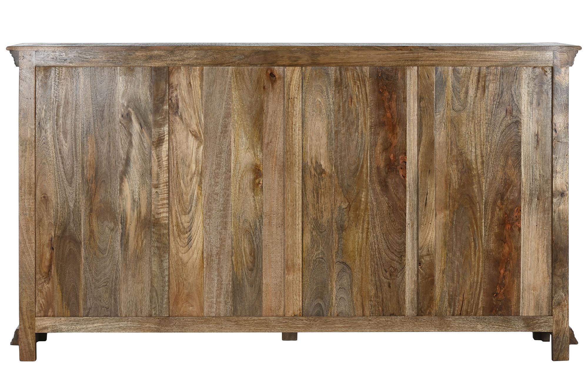 Product photograph of Mango Wood 160cm Extra Large Sideboard - 4 Doors from Choice Furniture Superstore.