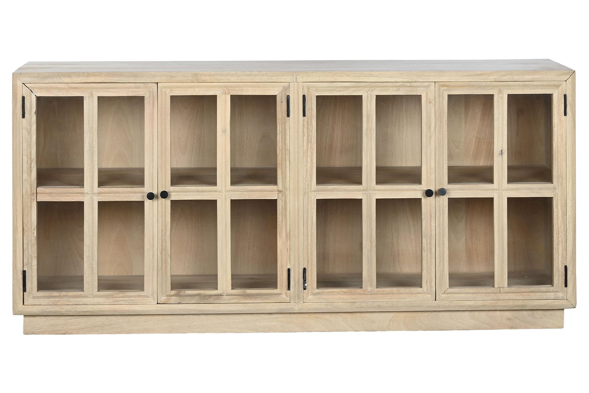 Product photograph of Meerut Mango Wood 4 Door Large Sideboard - 170cm from Choice Furniture Superstore.