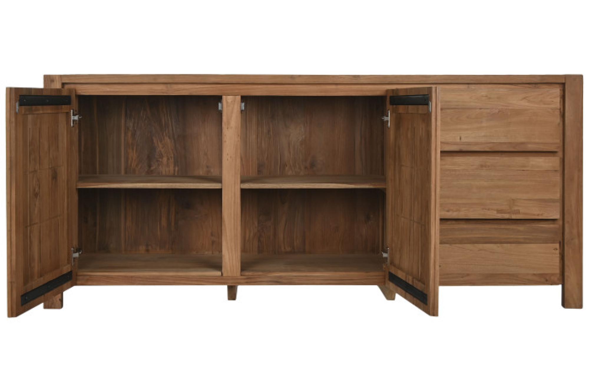 Product photograph of Balinese Teak 180cm Extra Large Sideboard - 2 Doors from Choice Furniture Superstore.