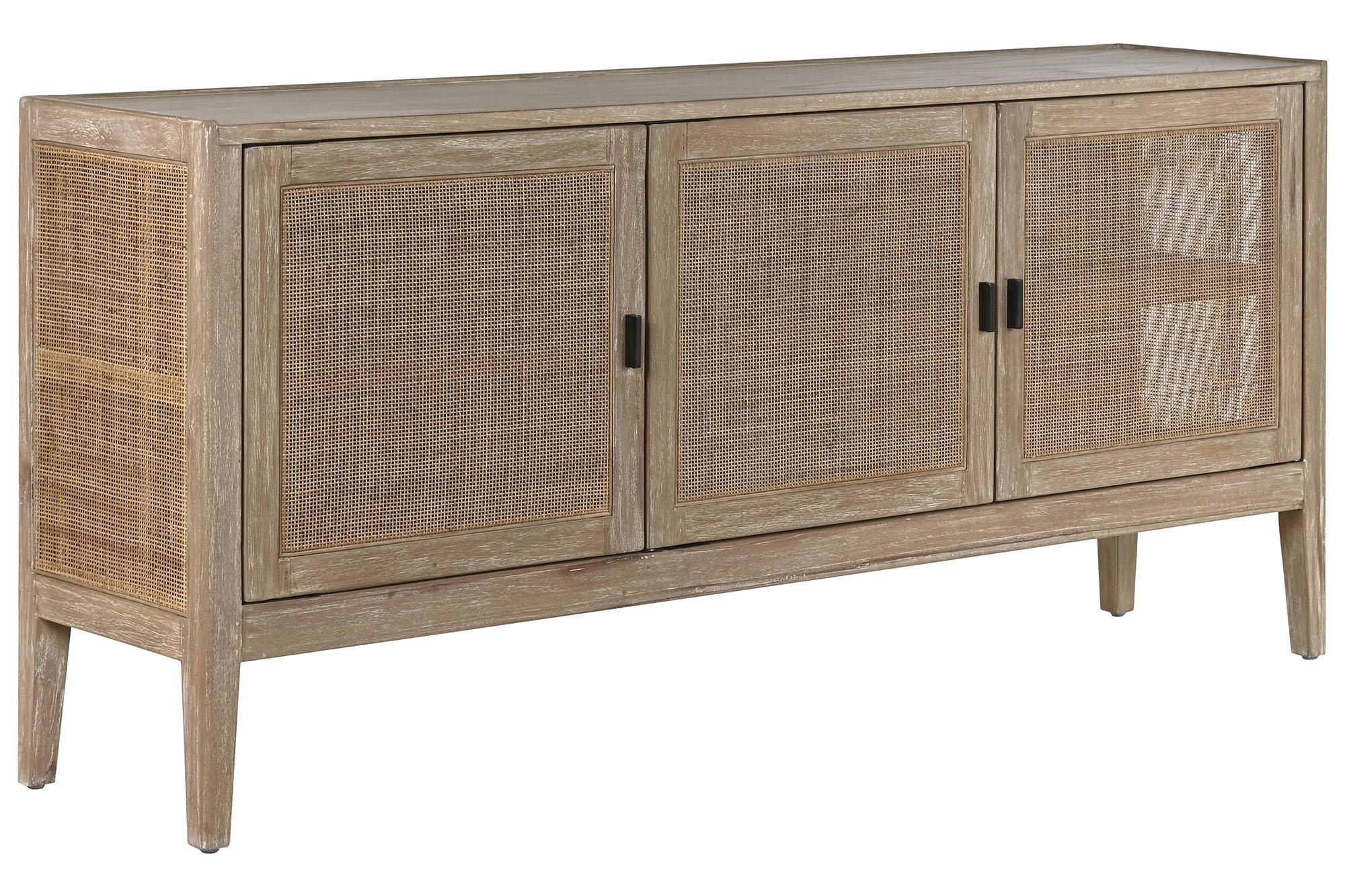 Product photograph of Balinese Rattan 180cm Extra Large Sideboard - 3 Doors from Choice Furniture Superstore.