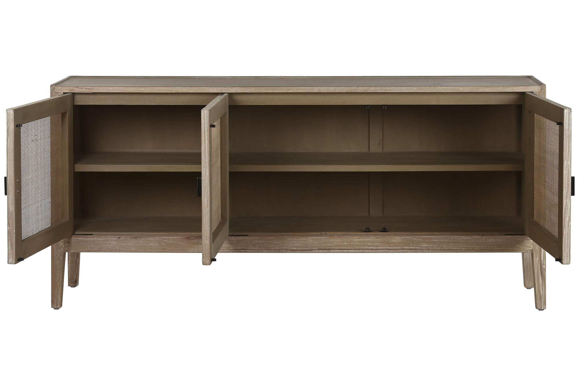 Product photograph of Balinese Rattan 180cm Extra Large Sideboard - 3 Doors from Choice Furniture Superstore.