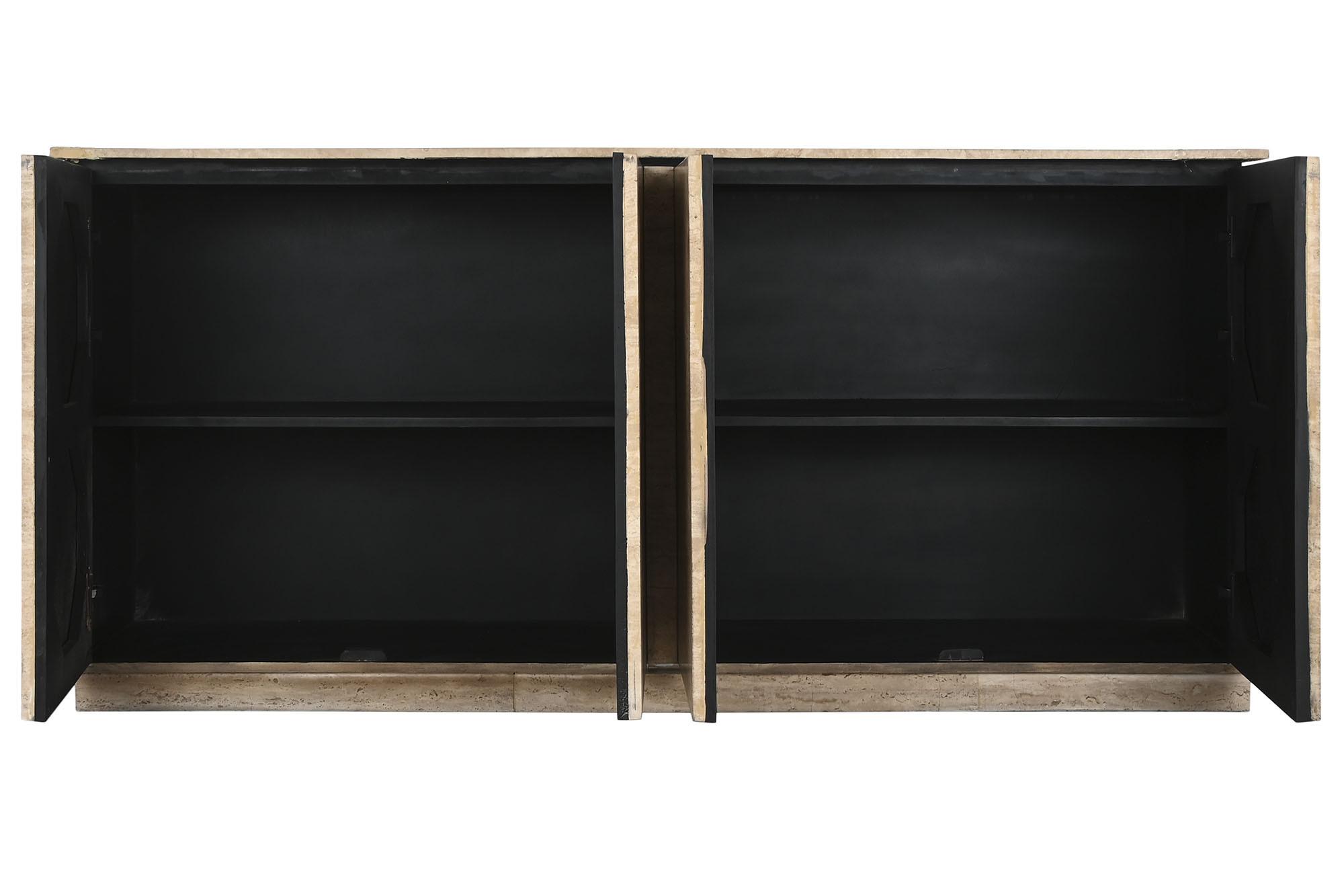 Product photograph of Wooden 180cm Extra Large 4 Door Sideboard from Choice Furniture Superstore.