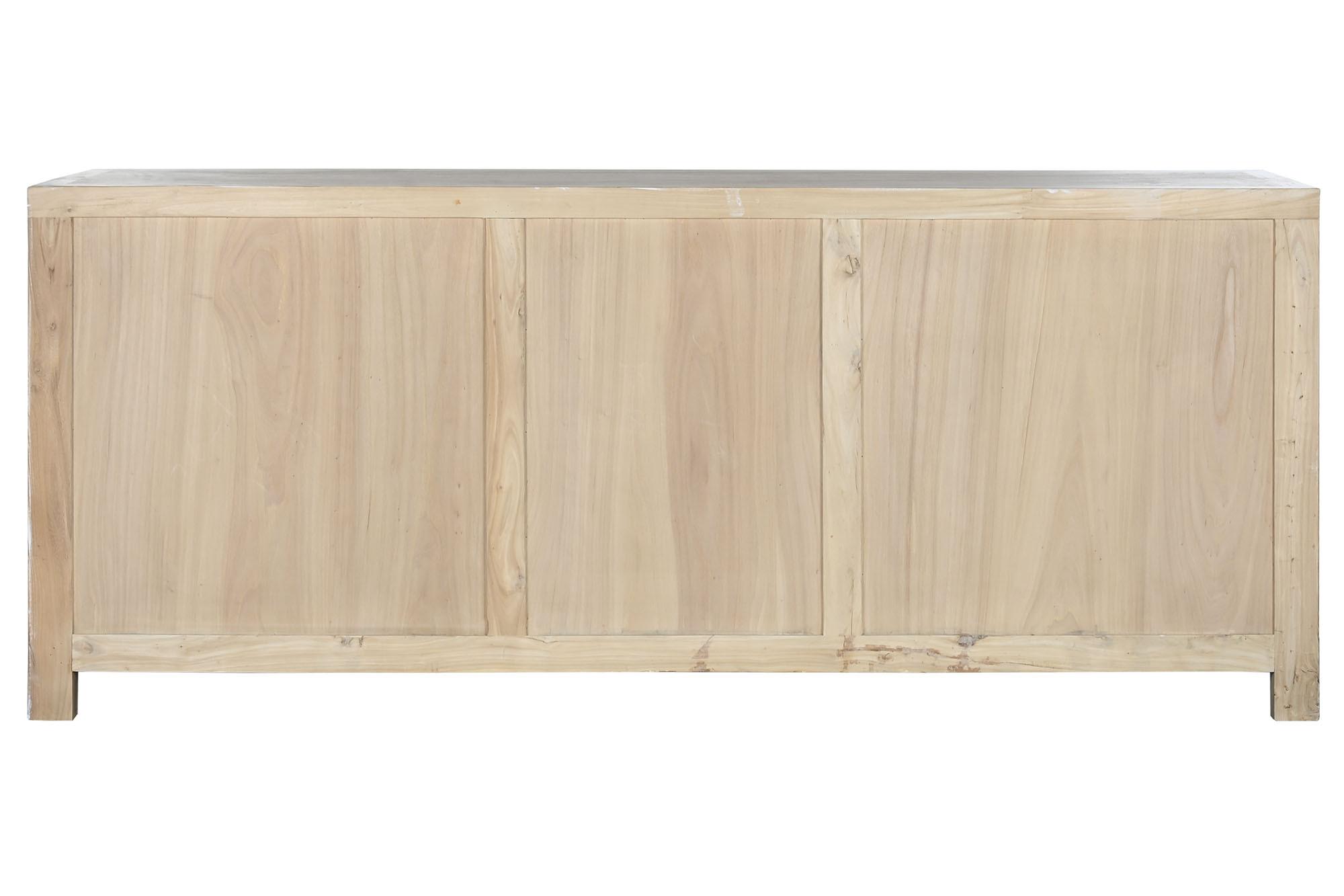 Product photograph of Balinese Wooden 200cm Extra Large Sideboard - 4 Doors from Choice Furniture Superstore.