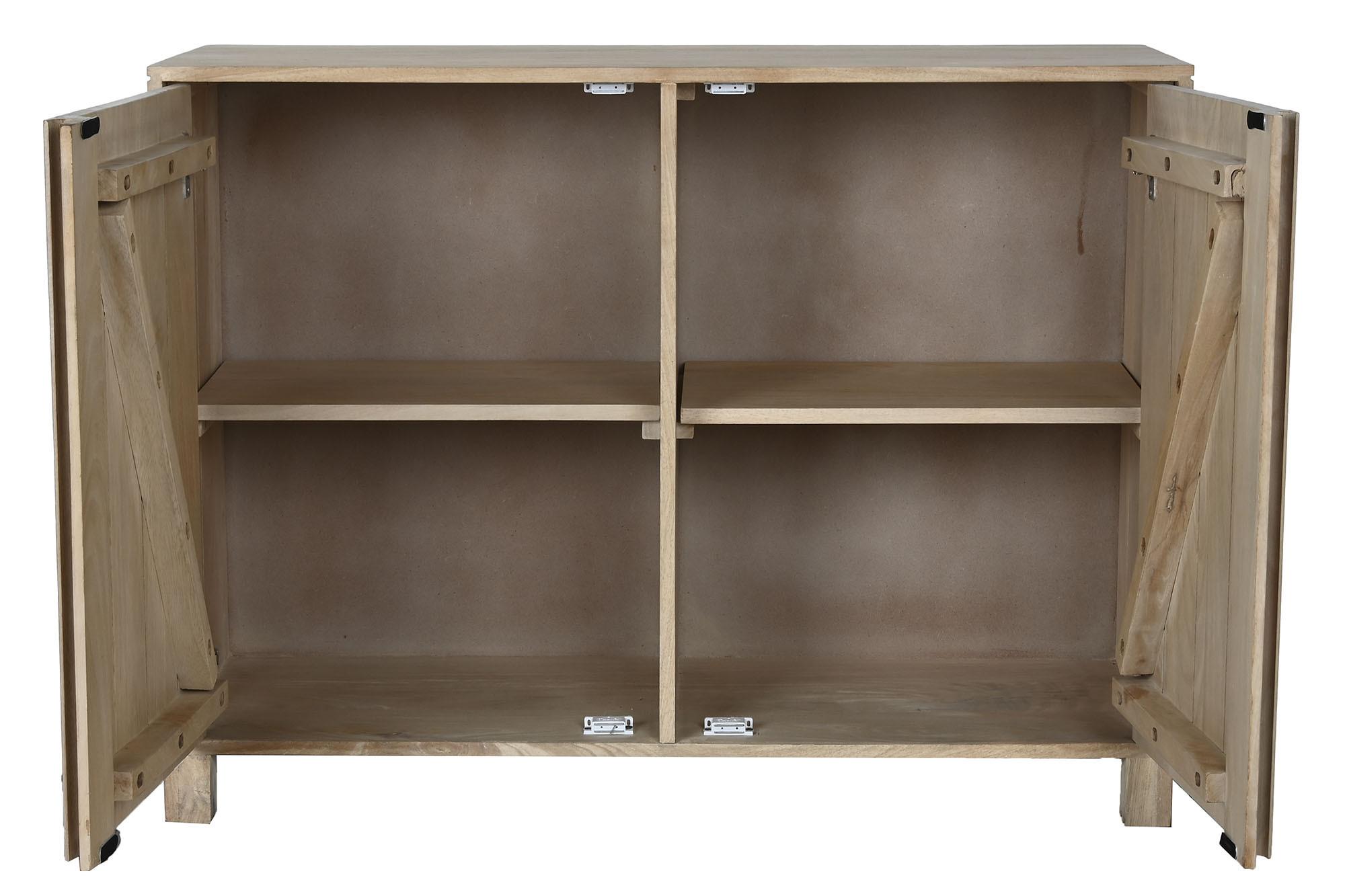 Product photograph of Mango Wood 100cm Small Sideboard - 2 Doors from Choice Furniture Superstore.