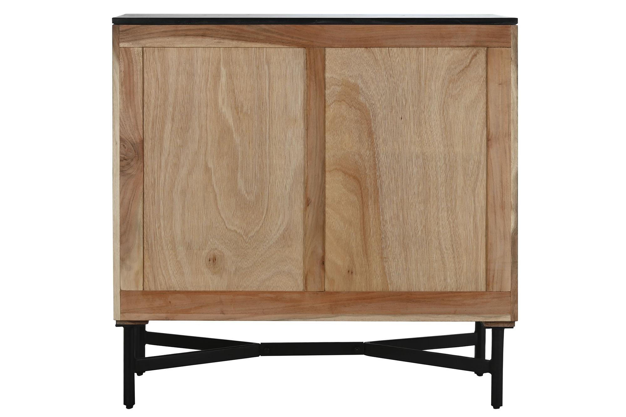 Product photograph of Modern Acacia Wood Small Sideboard - 2 Doors from Choice Furniture Superstore.