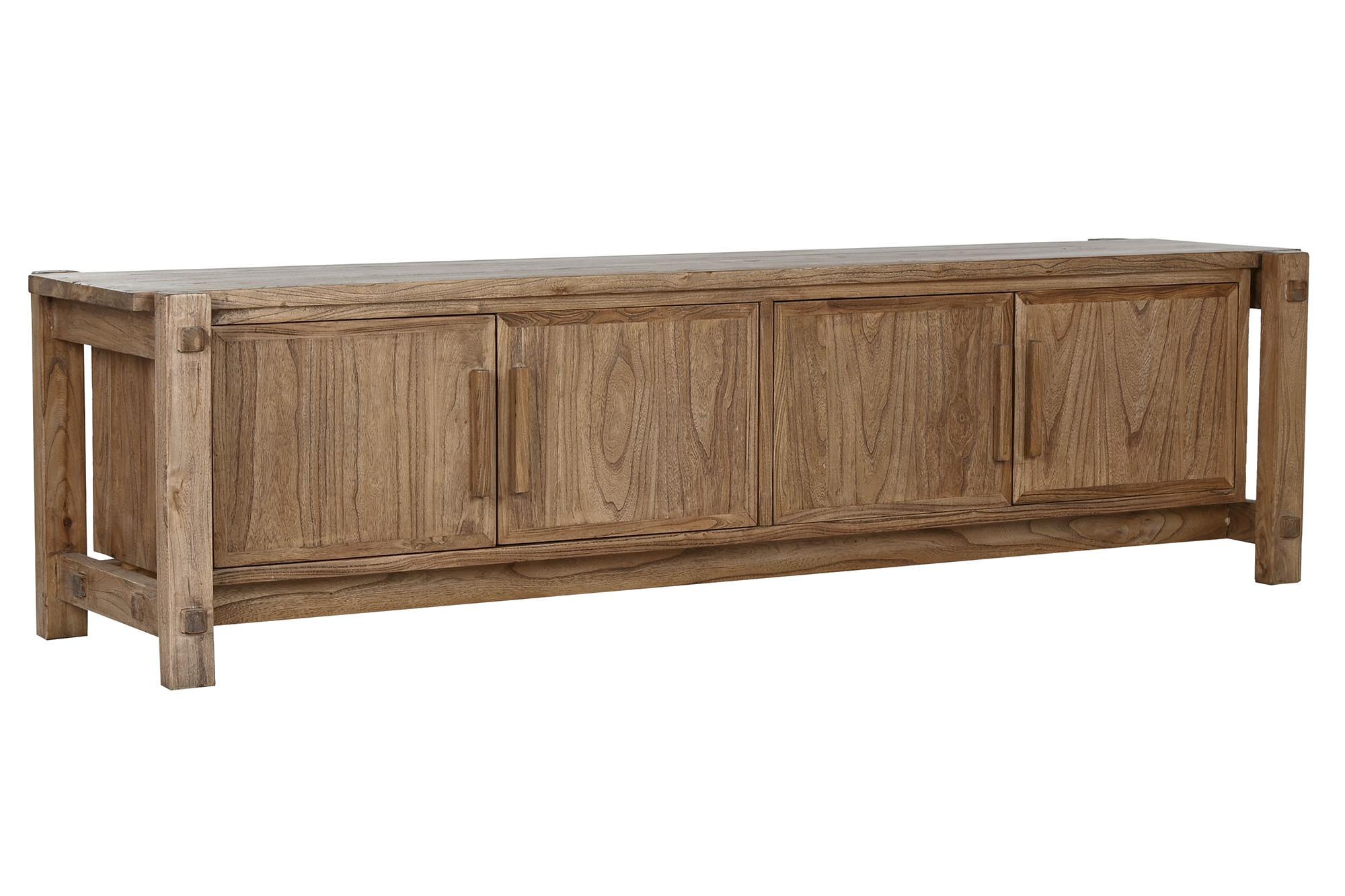 Product photograph of Balinese Wooden 181cm Tv Unit from Choice Furniture Superstore.