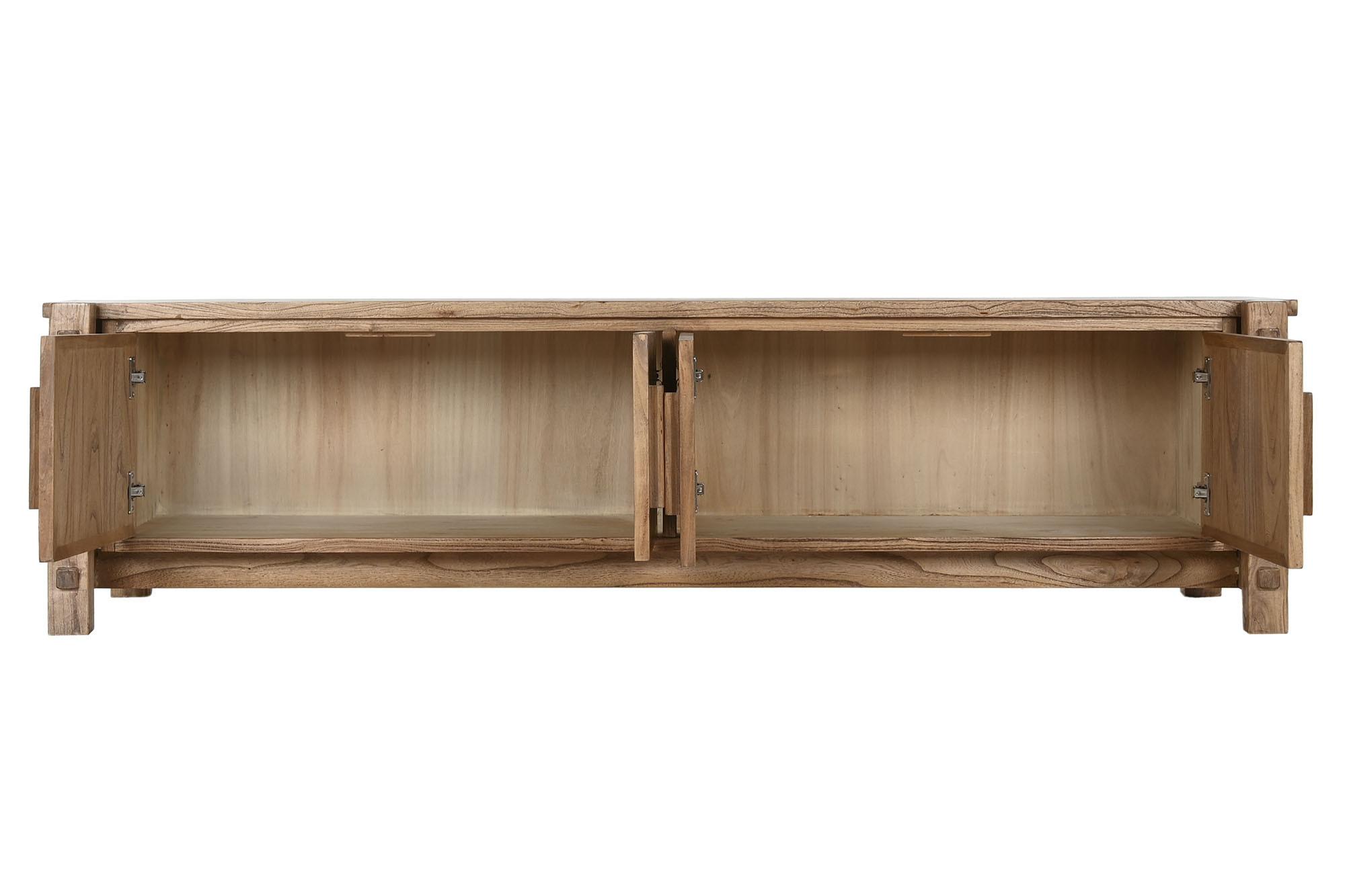 Product photograph of Balinese Wooden 181cm Tv Unit from Choice Furniture Superstore.