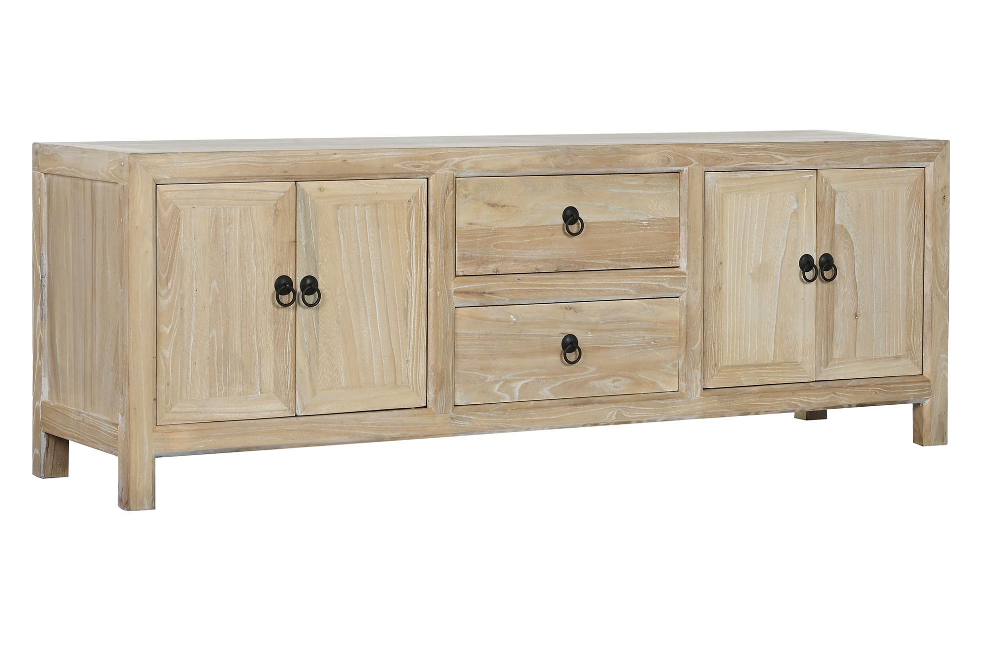 Product photograph of Balinese Wooden 160cm Tv Unit from Choice Furniture Superstore.