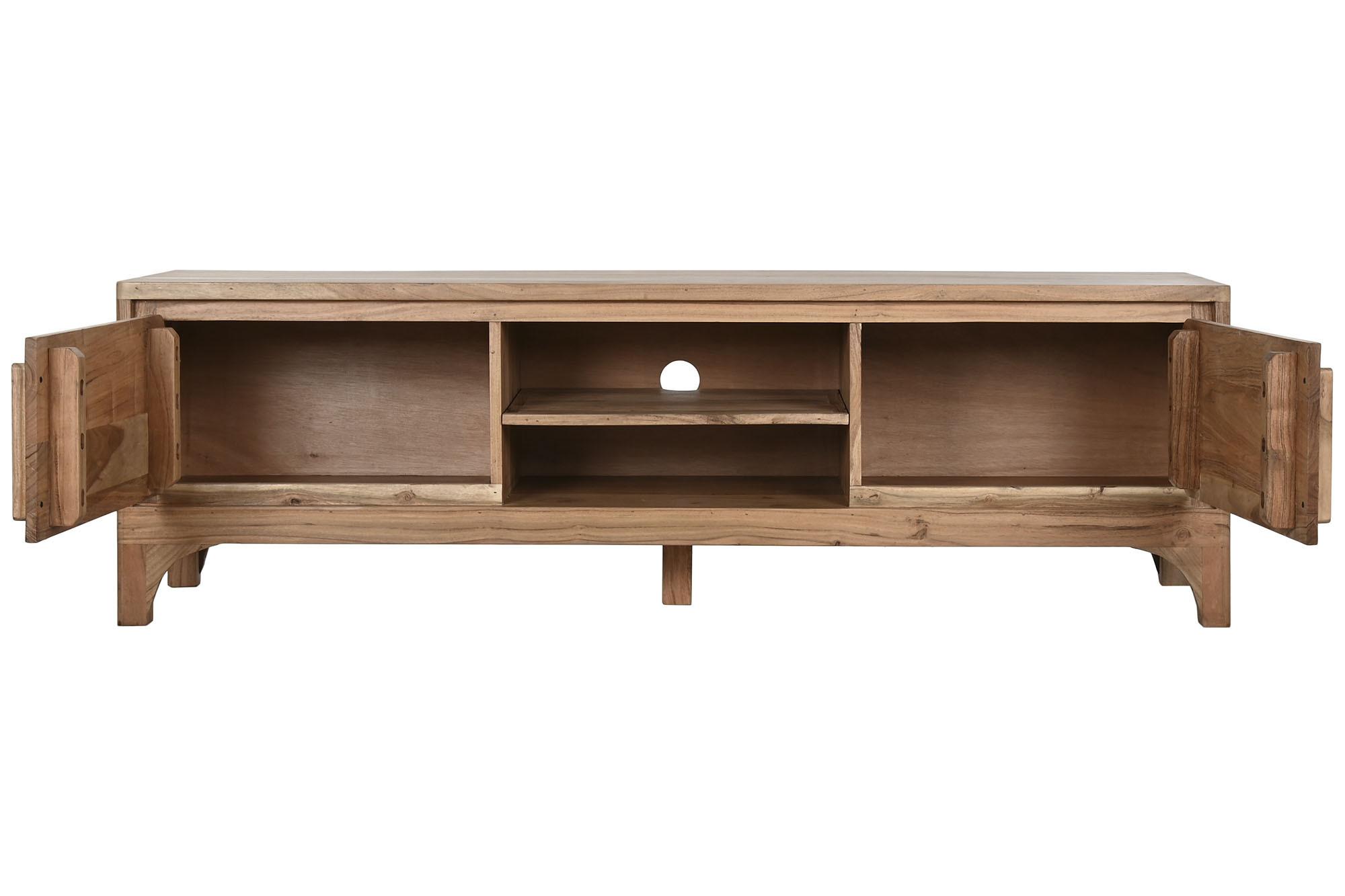 Product photograph of Alpine Acacia Wood 160cm Tv Unit from Choice Furniture Superstore.