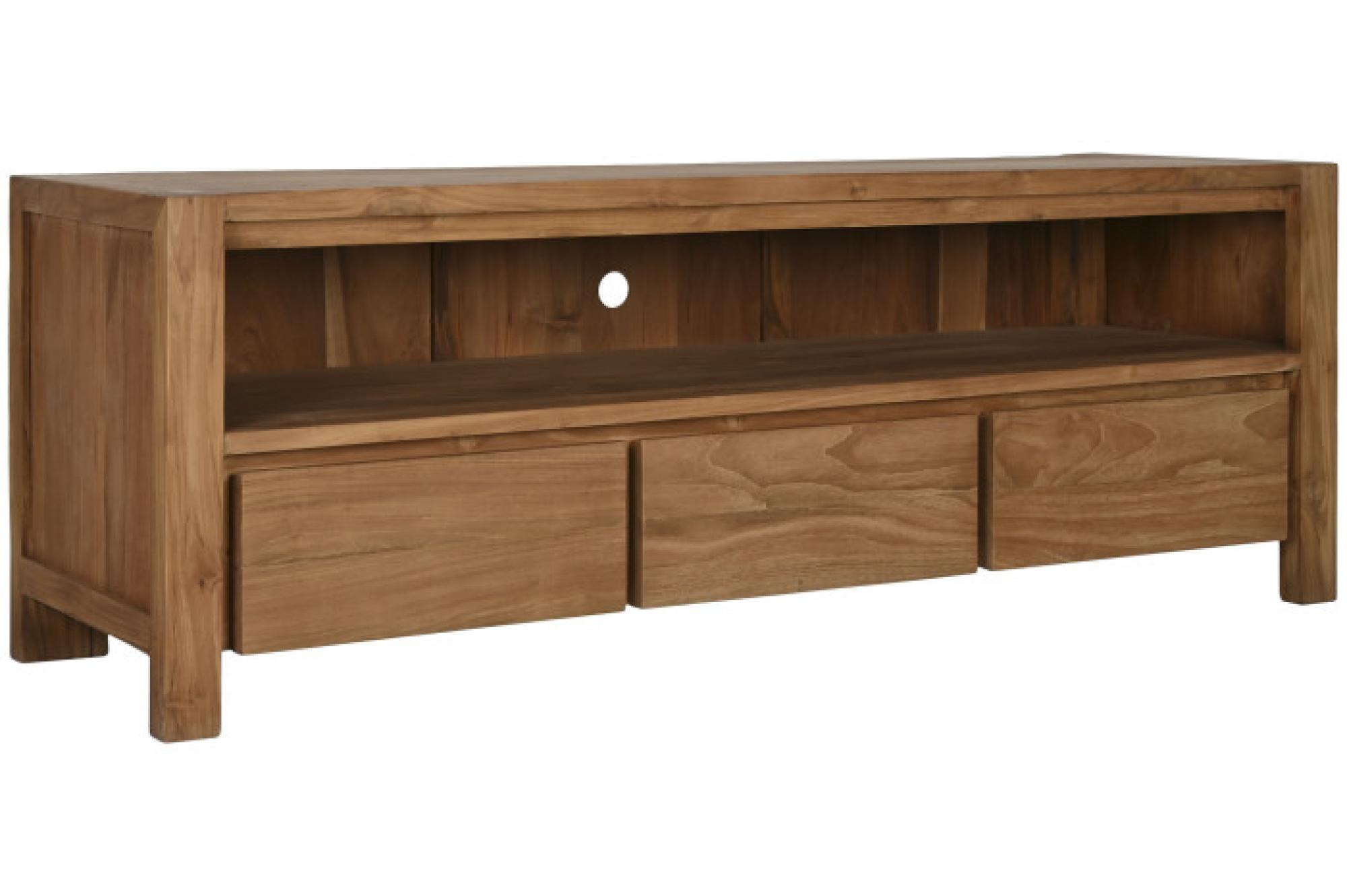 Product photograph of Balinese Teak Wood 150cm Tv Unit from Choice Furniture Superstore.