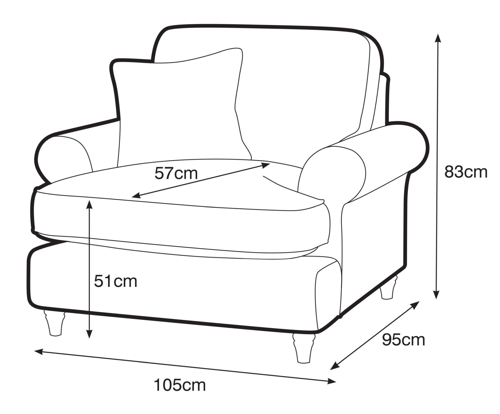 Product photograph of Manhattan Apricot Fabric Armchair from Choice Furniture Superstore.