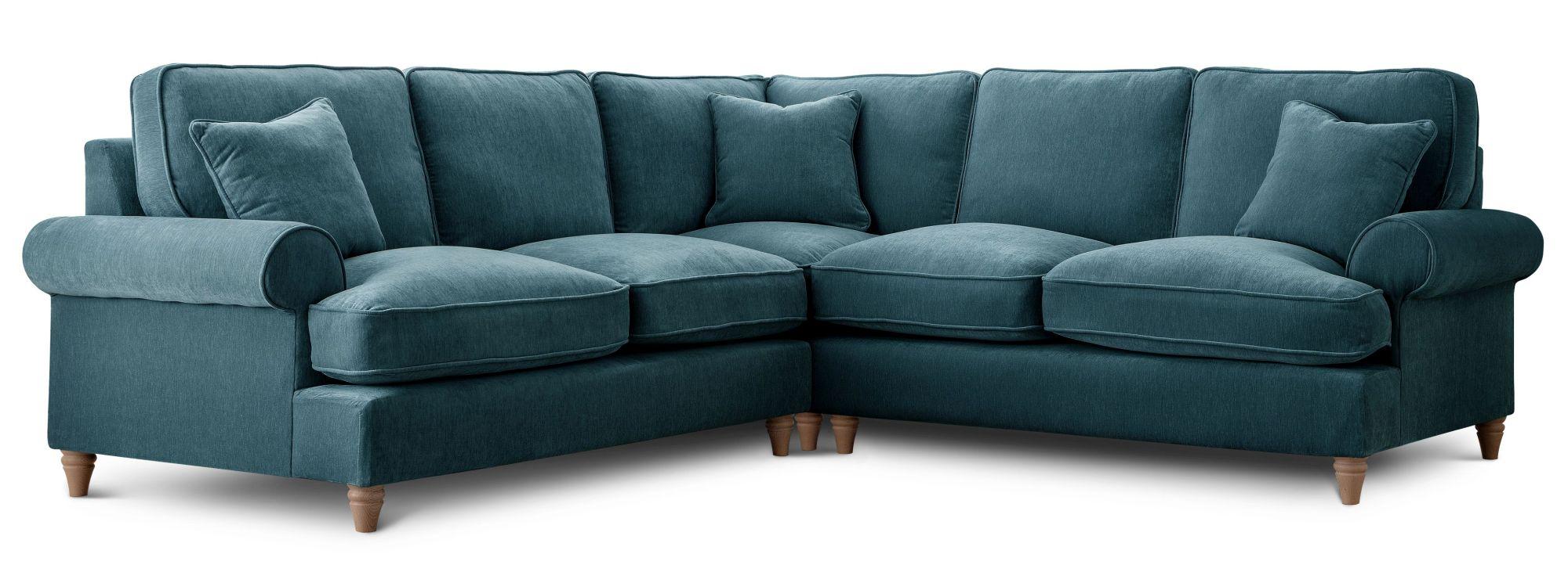 Product photograph of Marigot Emerald Fabric 2 Corner 2 Sofa from Choice Furniture Superstore.