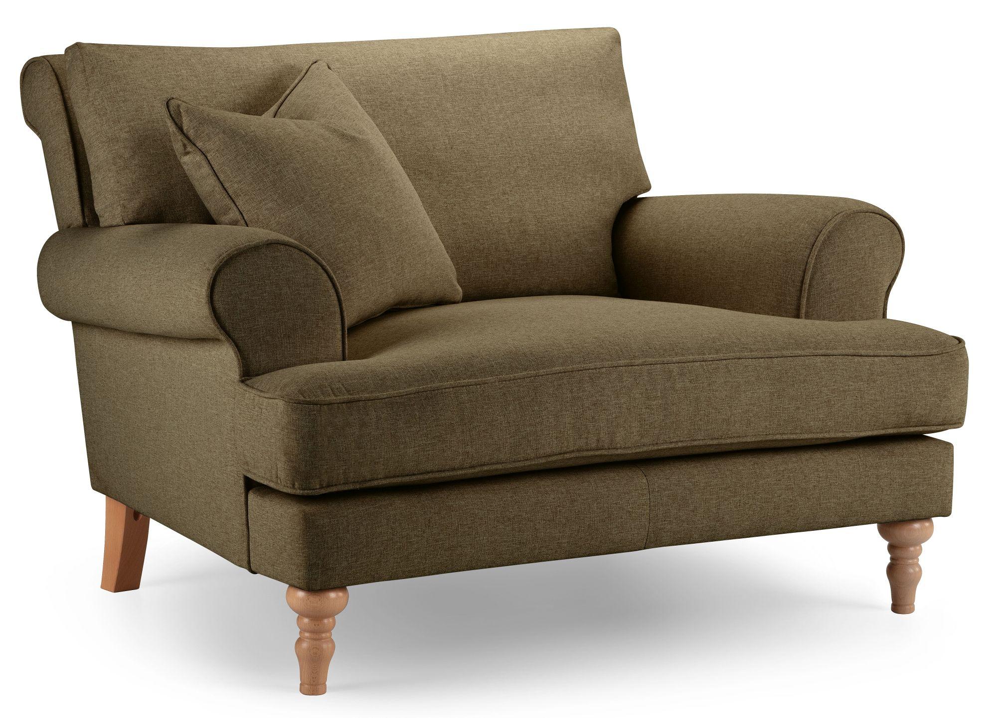 Product photograph of Arlan Hunter Fabric Snuggle Armchair from Choice Furniture Superstore.