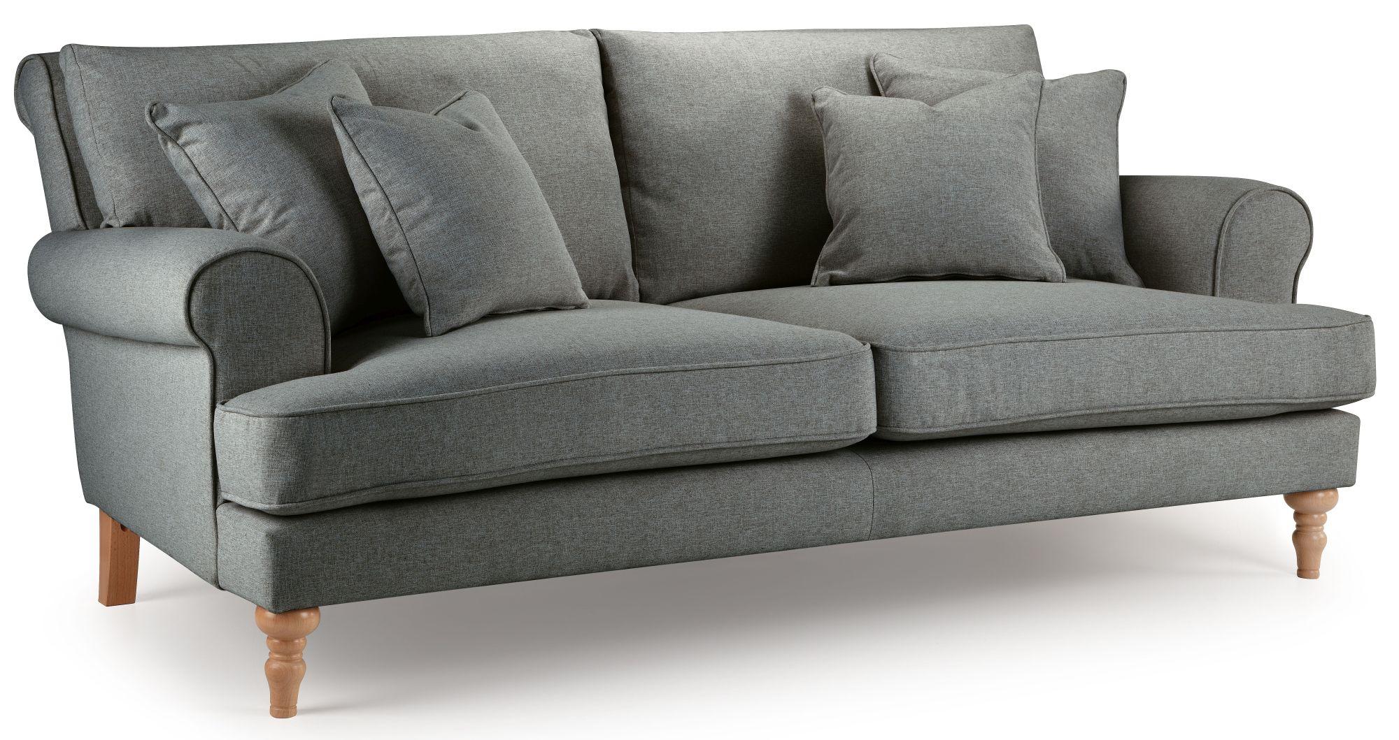 Product photograph of Arlan Storm Fabric 3 Seater Sofa from Choice Furniture Superstore.
