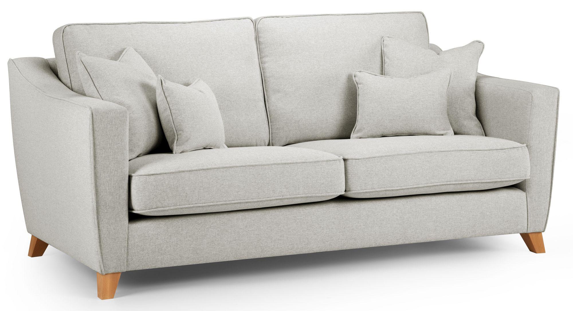 Product photograph of Linnet Clay Fabric 3 Seater Sofa from Choice Furniture Superstore.