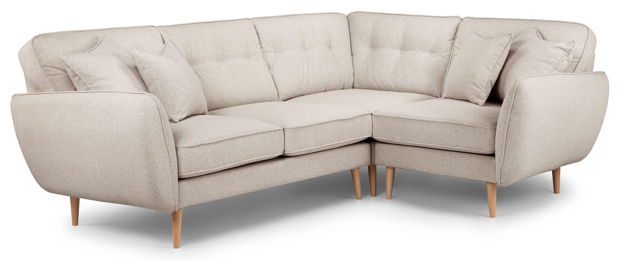 Product photograph of Kendal Linen Fabric 2 Corner 1 Sofa from Choice Furniture Superstore.
