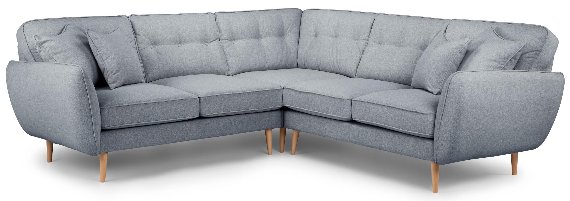 Product photograph of Kendal Petrol Fabric 2 Corner 2 Sofa from Choice Furniture Superstore.