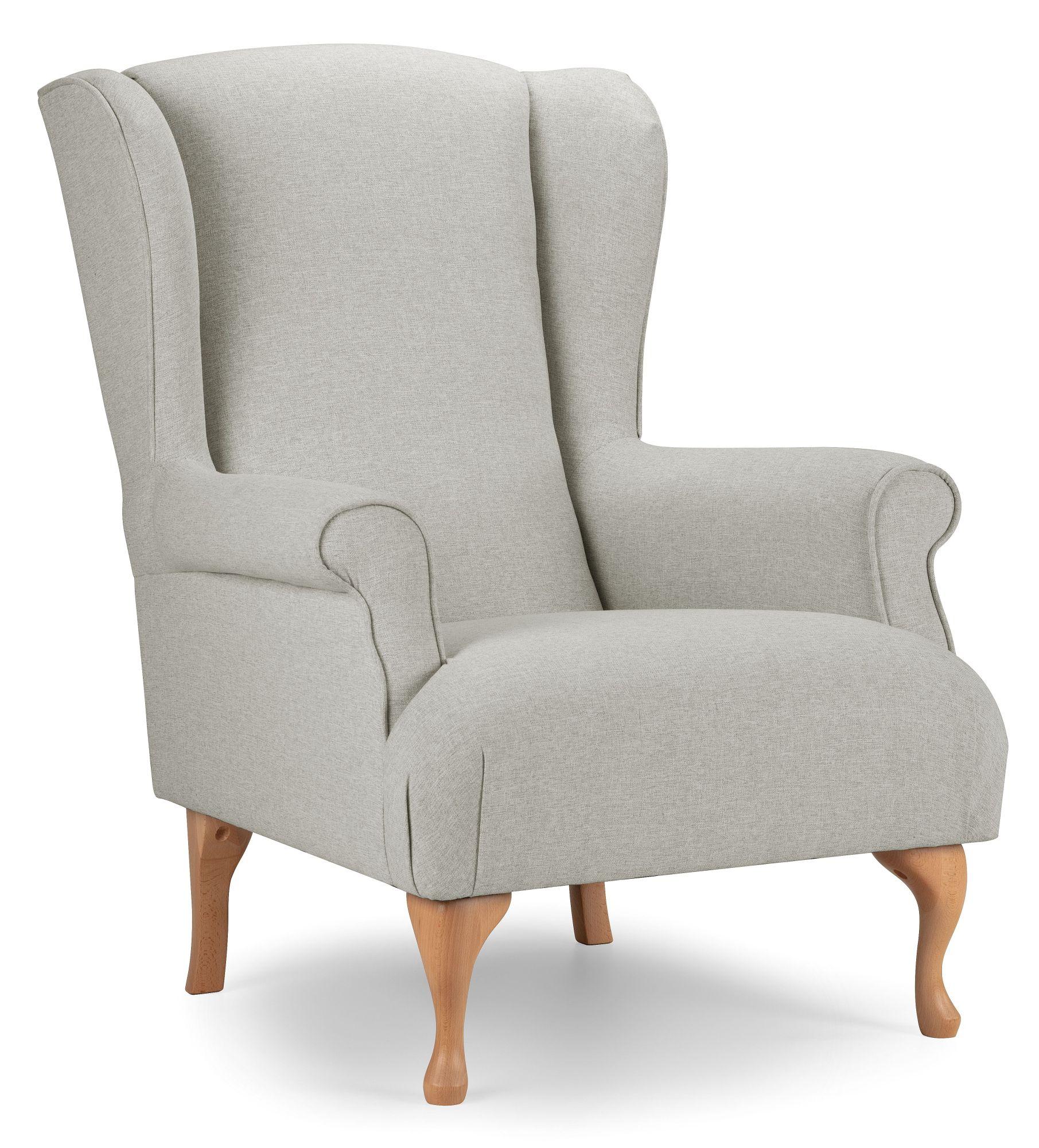 Product photograph of Linnet Clay Fabric Accent Chair from Choice Furniture Superstore.