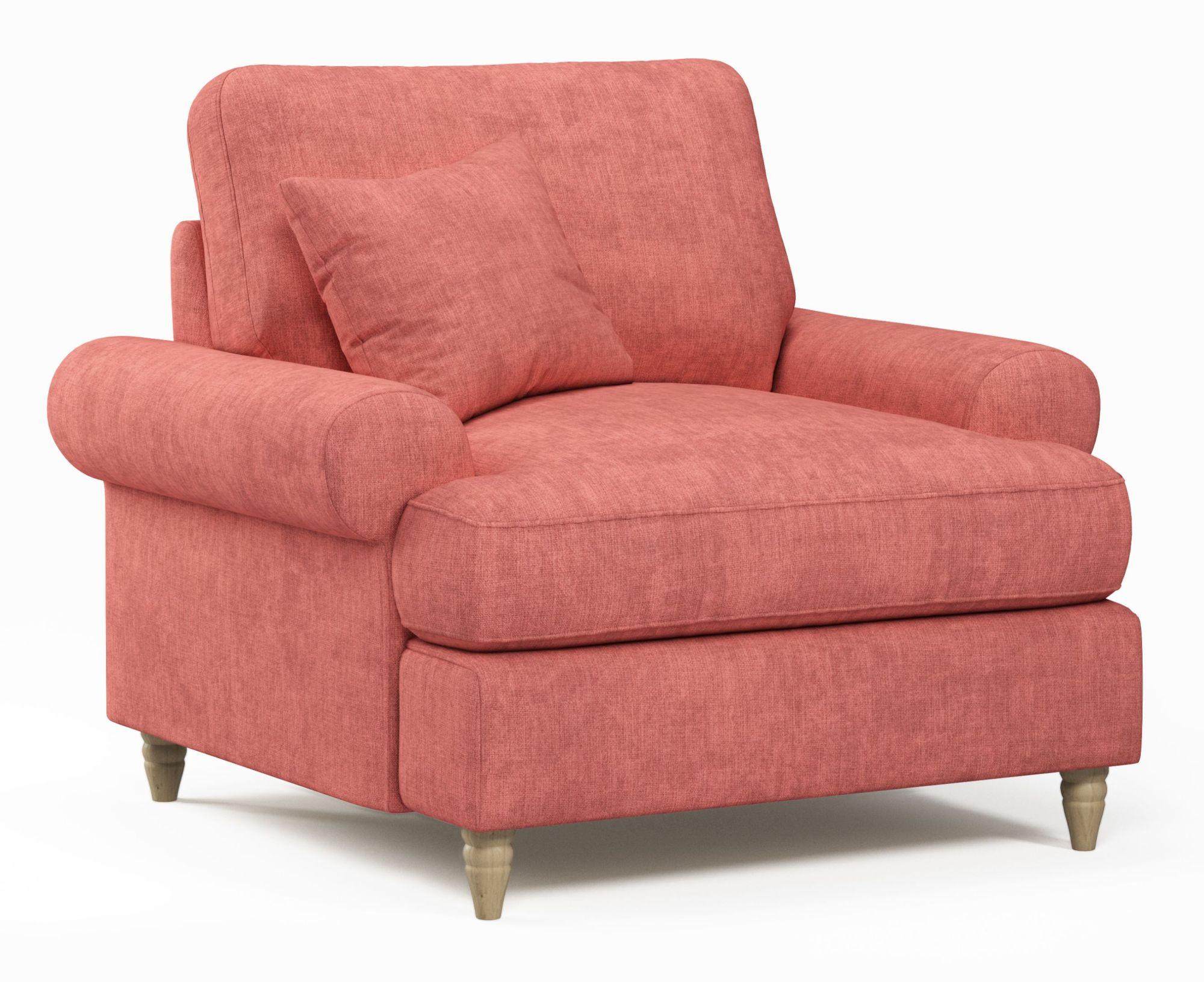 Product photograph of Narva Coral Fabric Armchair from Choice Furniture Superstore.
