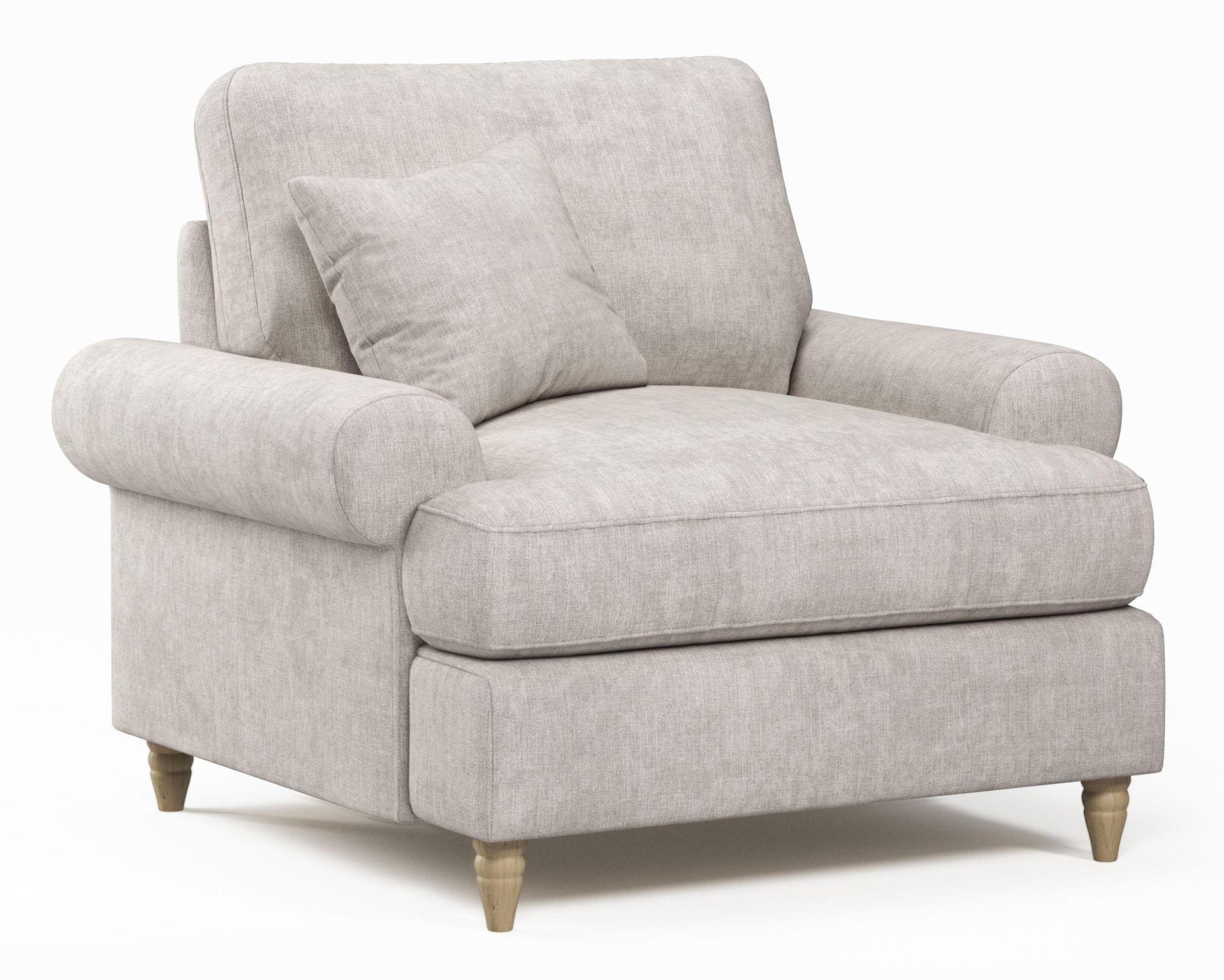Product photograph of Narva Clay Fabric Armchair from Choice Furniture Superstore.
