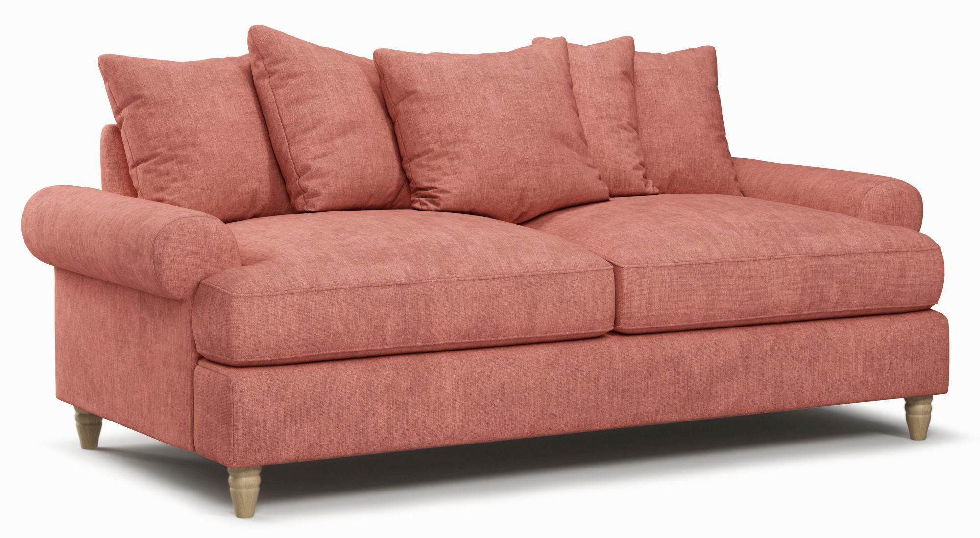 Product photograph of Narva Coral Fabric 2 5 Seater Sofa from Choice Furniture Superstore.
