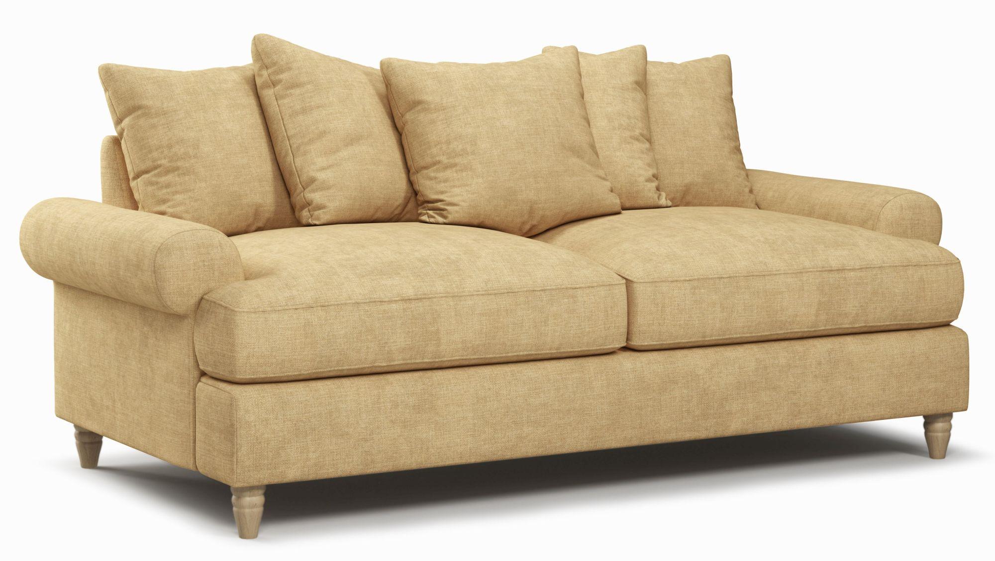 Product photograph of Narva Corn Fabric 2 5 Seater Sofa from Choice Furniture Superstore.