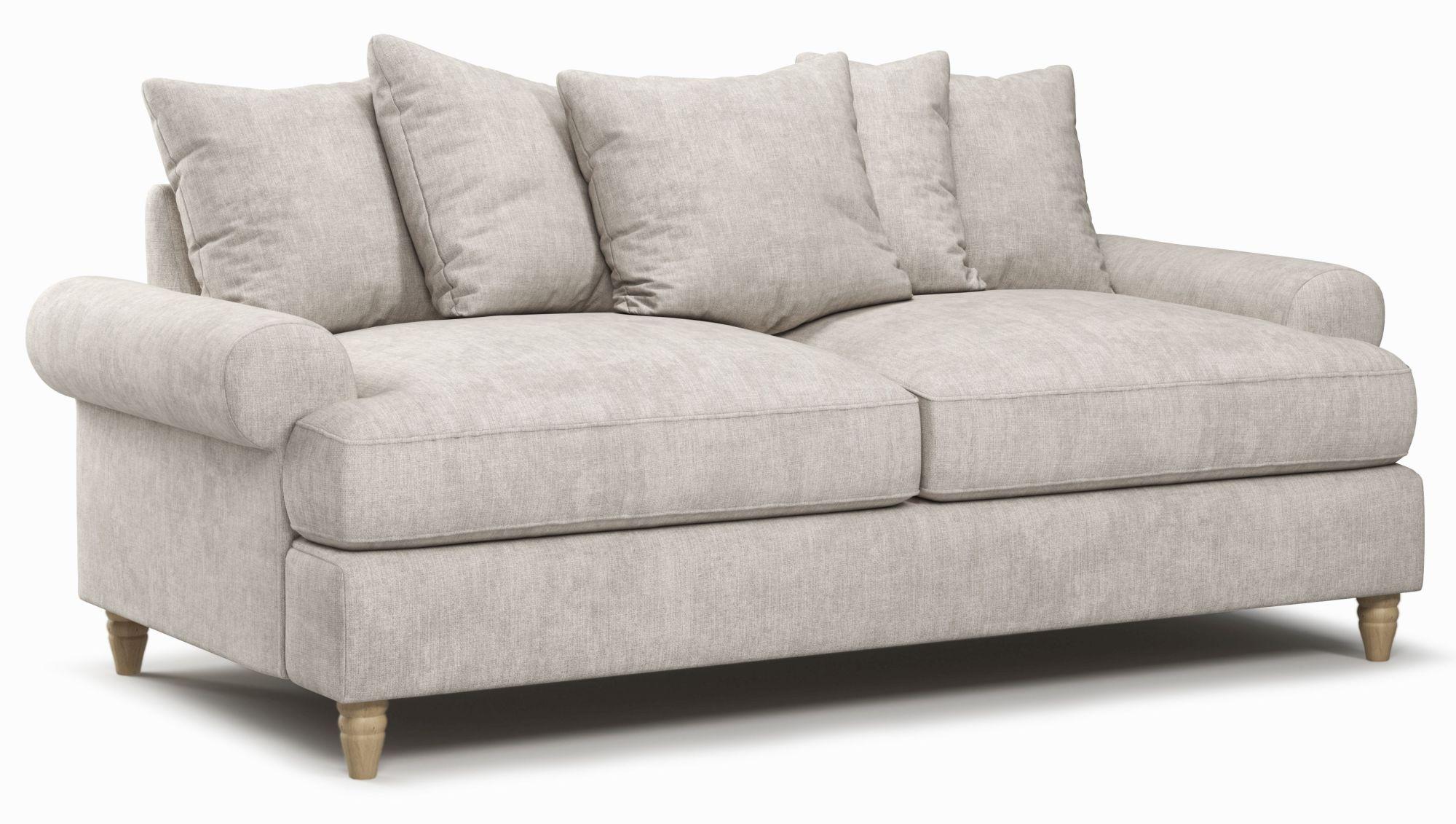 Product photograph of Narva Clay Fabric 2 5 Seater Sofa from Choice Furniture Superstore.